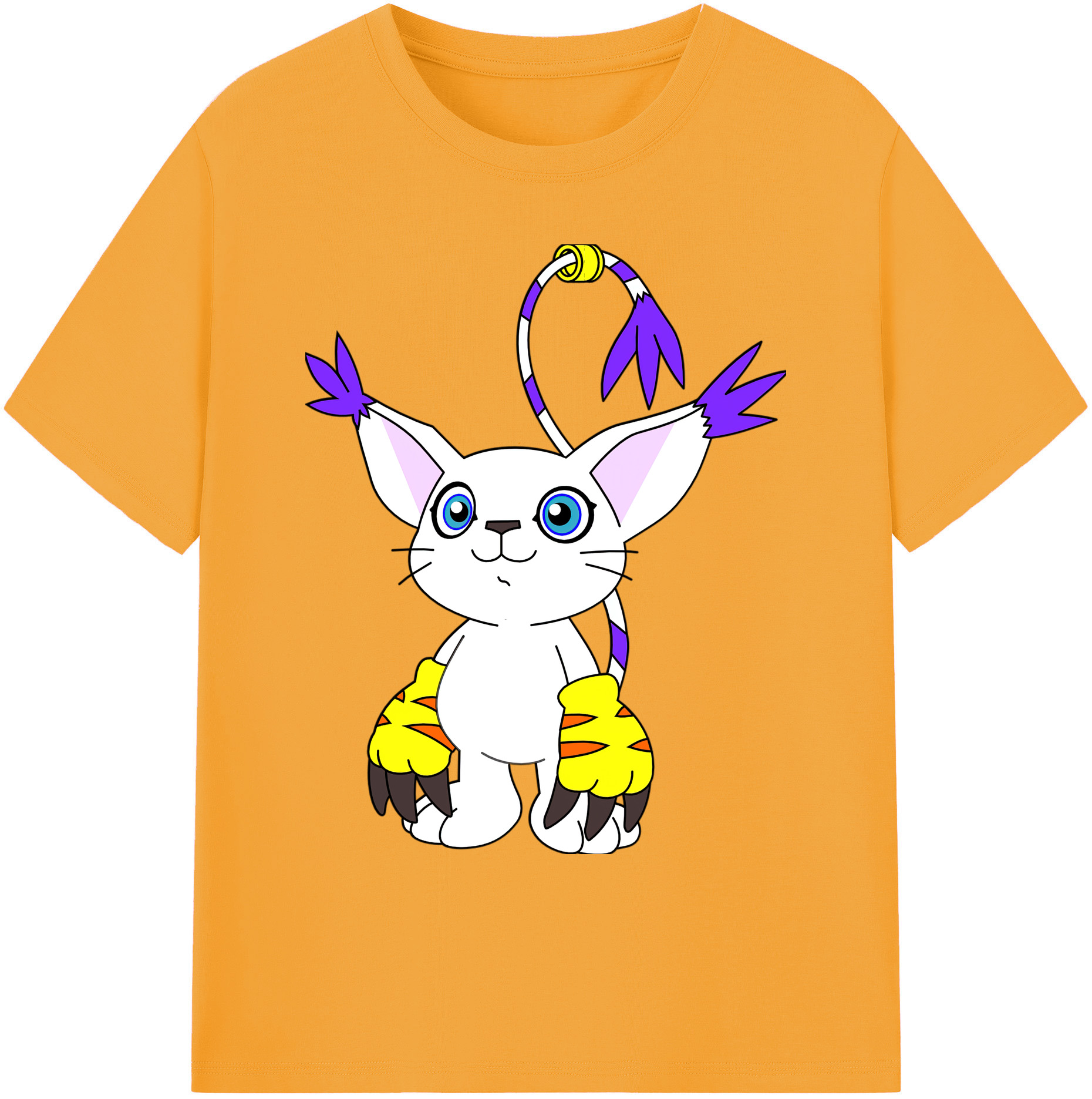 （画像用） Digimon デジタルモンスター/デジモン 綿100％ メンズ半袖Tシャツ｜肌触りやわらか＆通気性