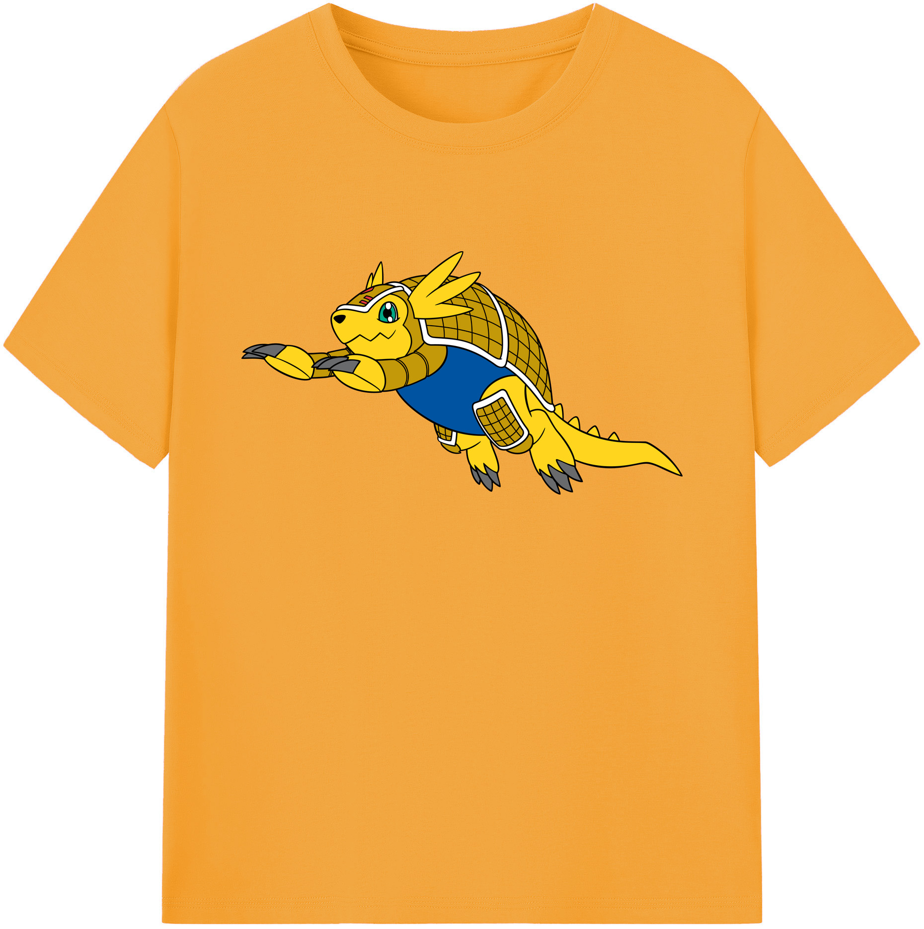 （画像用） Digimon デジタルモンスター/デジモン 綿100％ メンズ半袖Tシャツ｜肌触りやわらか＆通気性