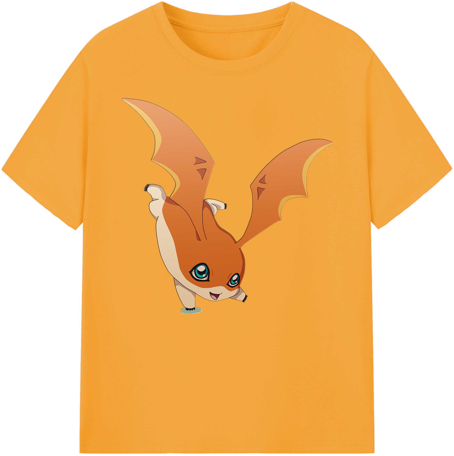 （画像用） Digimon デジタルモンスター/デジモン 綿100％ メンズ半袖Tシャツ｜肌触りやわらか＆通気性