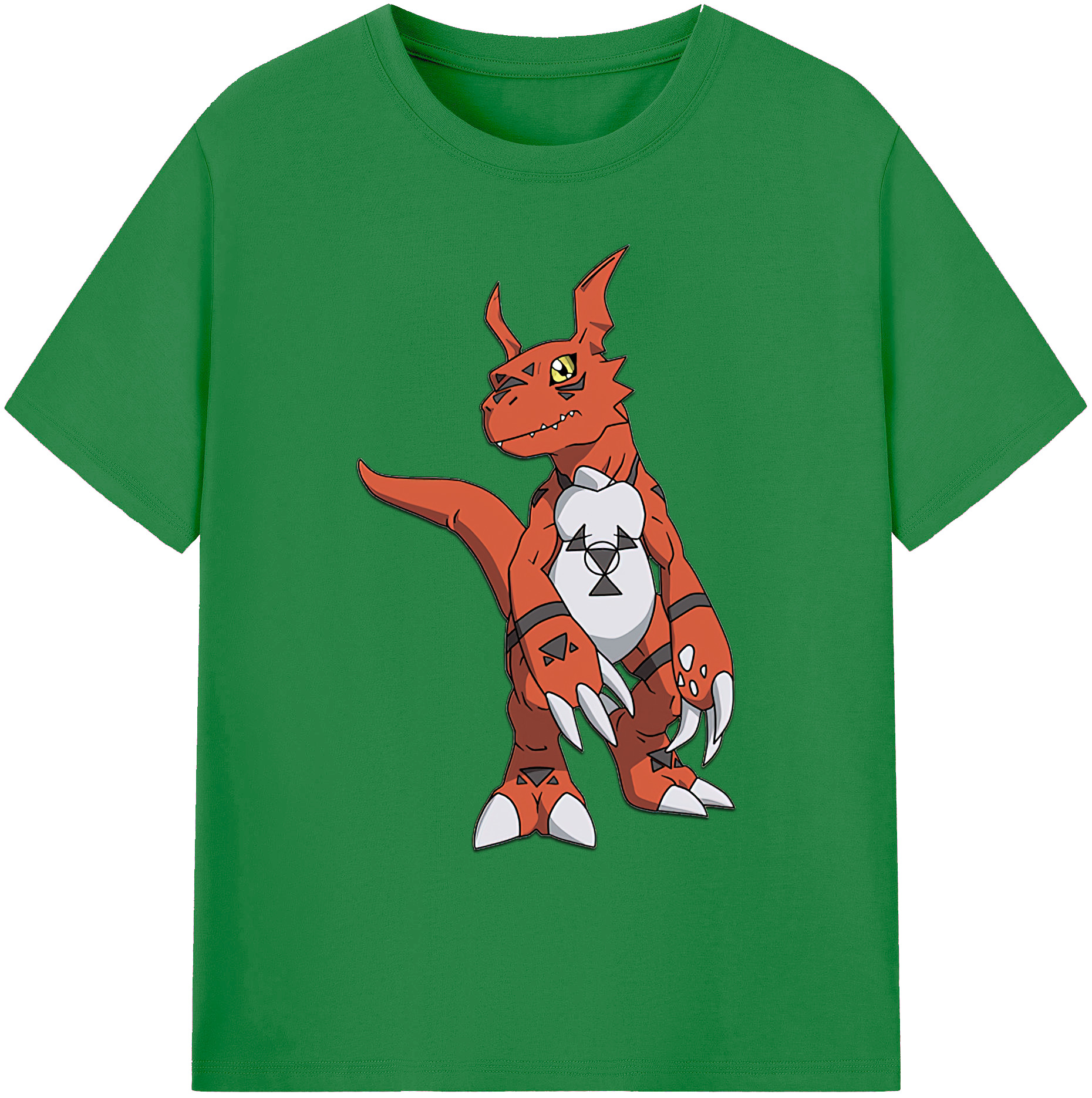 （画像用） Digimon デジタルモンスター/デジモン 綿100％ メンズ半袖Tシャツ｜肌触りやわらか＆通気性