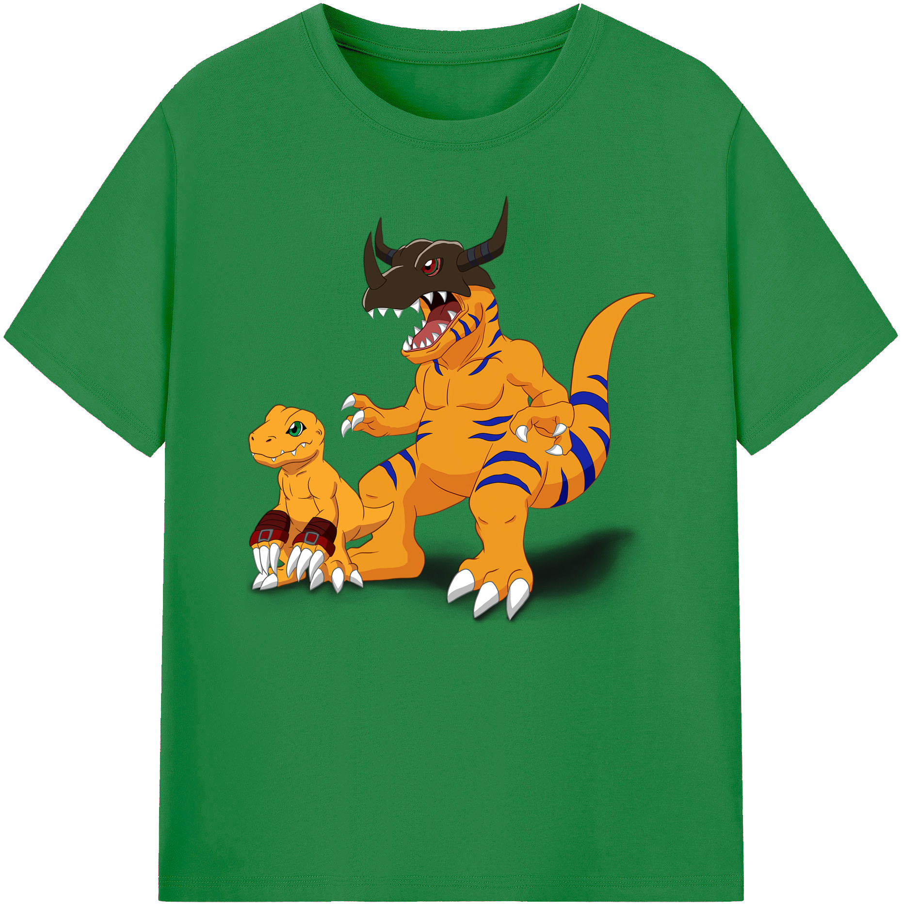 （画像用） Digimon デジタルモンスター/デジモン 綿100％ メンズ半袖Tシャツ｜肌触りやわらか＆通気性