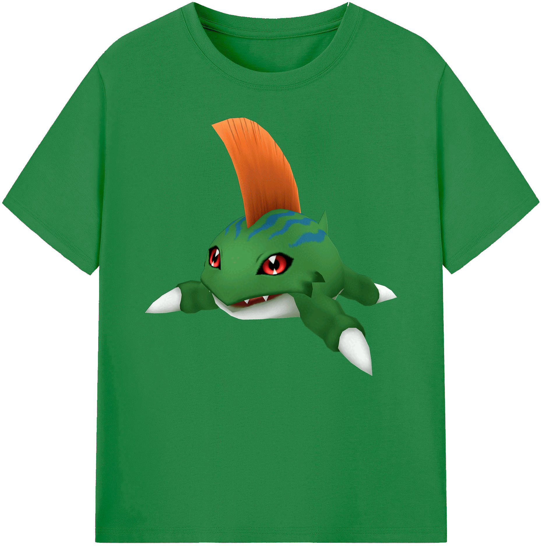 （画像用） Digimon デジタルモンスター/デジモン 綿100％ メンズ半袖Tシャツ｜肌触りやわらか＆通気性