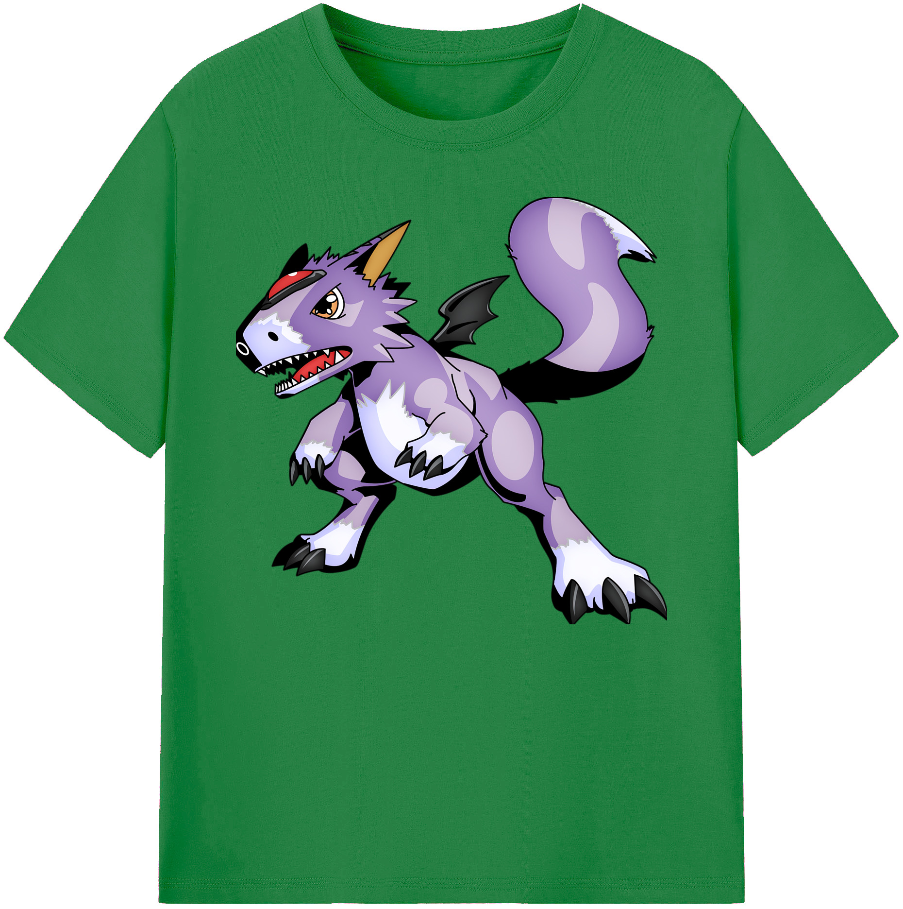 （画像用） Digimon デジタルモンスター/デジモン 綿100％ メンズ半袖Tシャツ｜肌触りやわらか＆通気性