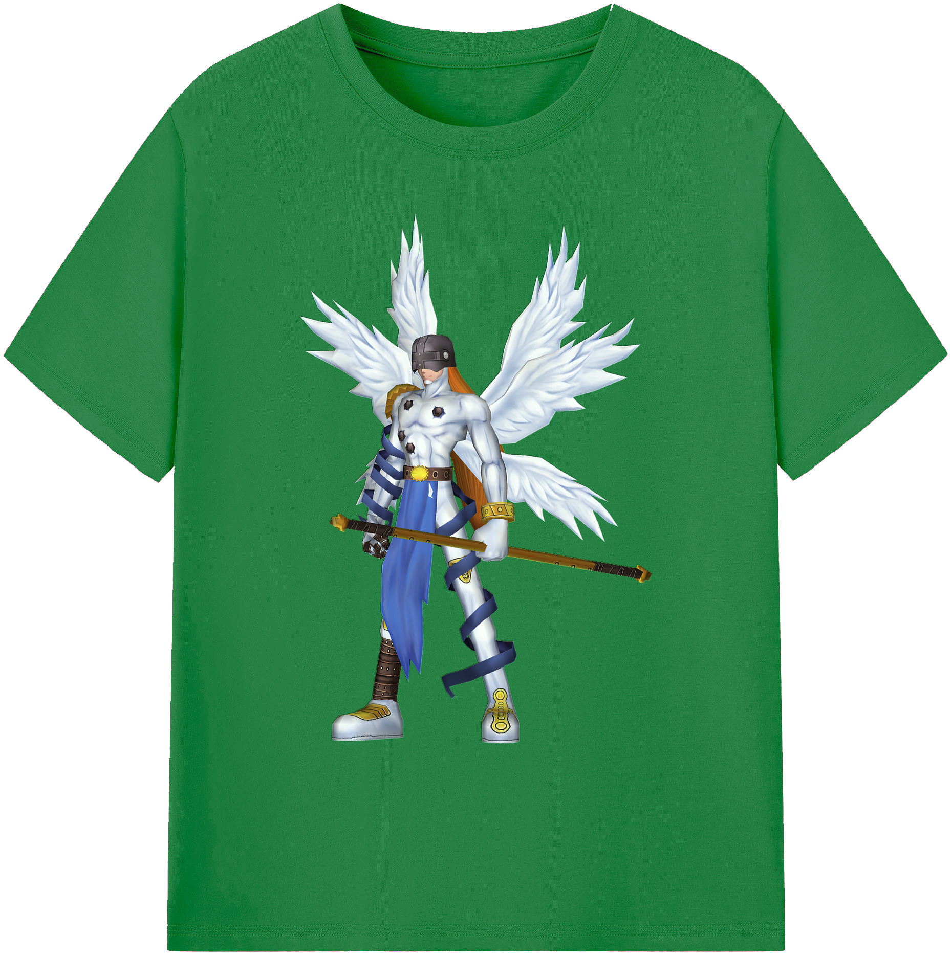 （画像用） Digimon デジタルモンスター/デジモン 綿100％ メンズ半袖Tシャツ｜肌触りやわらか＆通気性