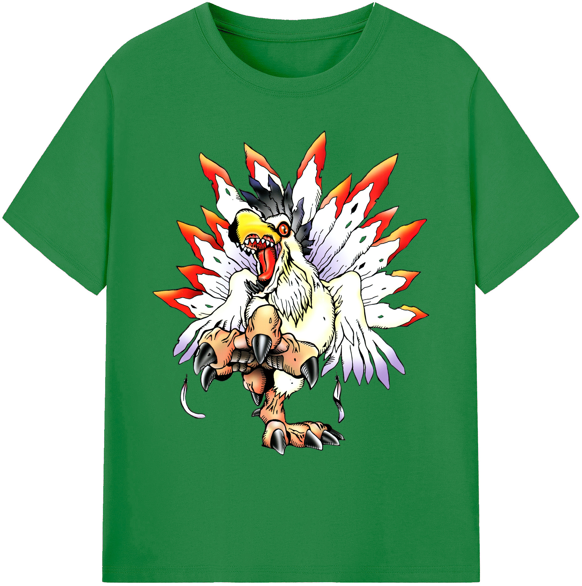（画像用） Digimon デジタルモンスター/デジモン 綿100％ メンズ半袖Tシャツ｜肌触りやわらか＆通気性