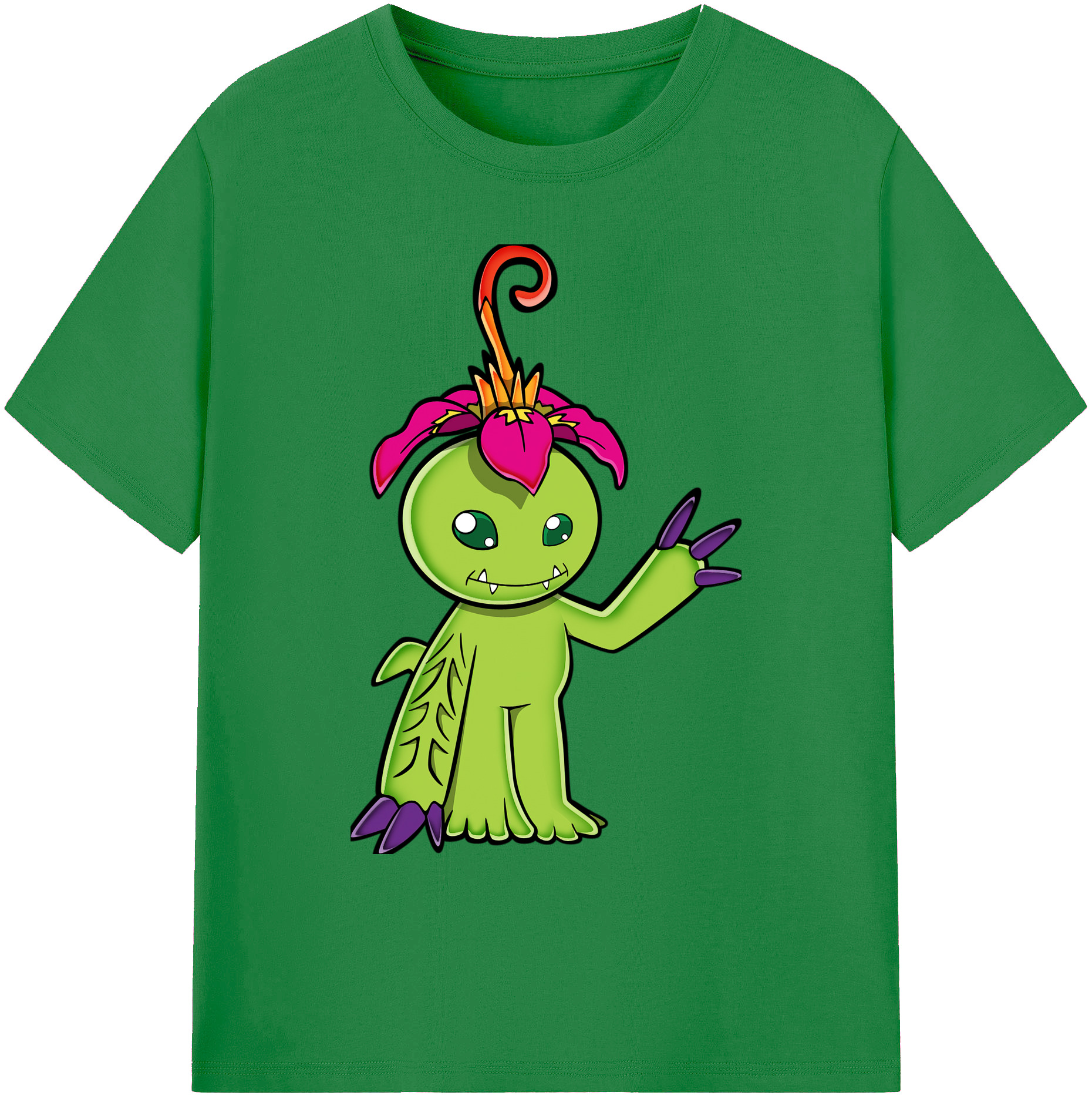 （画像用） Digimon デジタルモンスター/デジモン 綿100％ メンズ半袖Tシャツ｜肌触りやわらか＆通気性