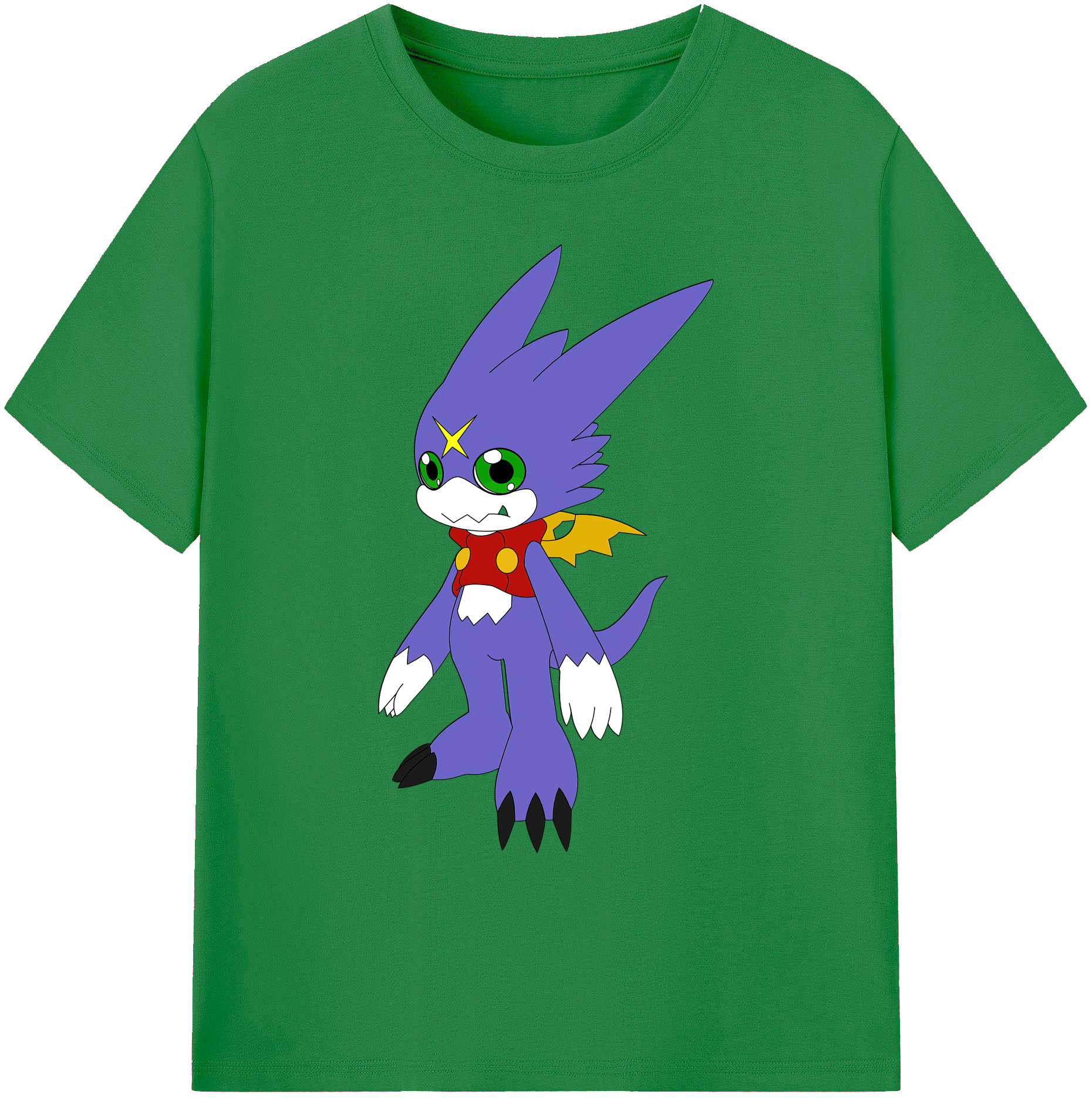 （画像用） Digimon デジタルモンスター/デジモン 綿100％ メンズ半袖Tシャツ｜肌触りやわらか＆通気性