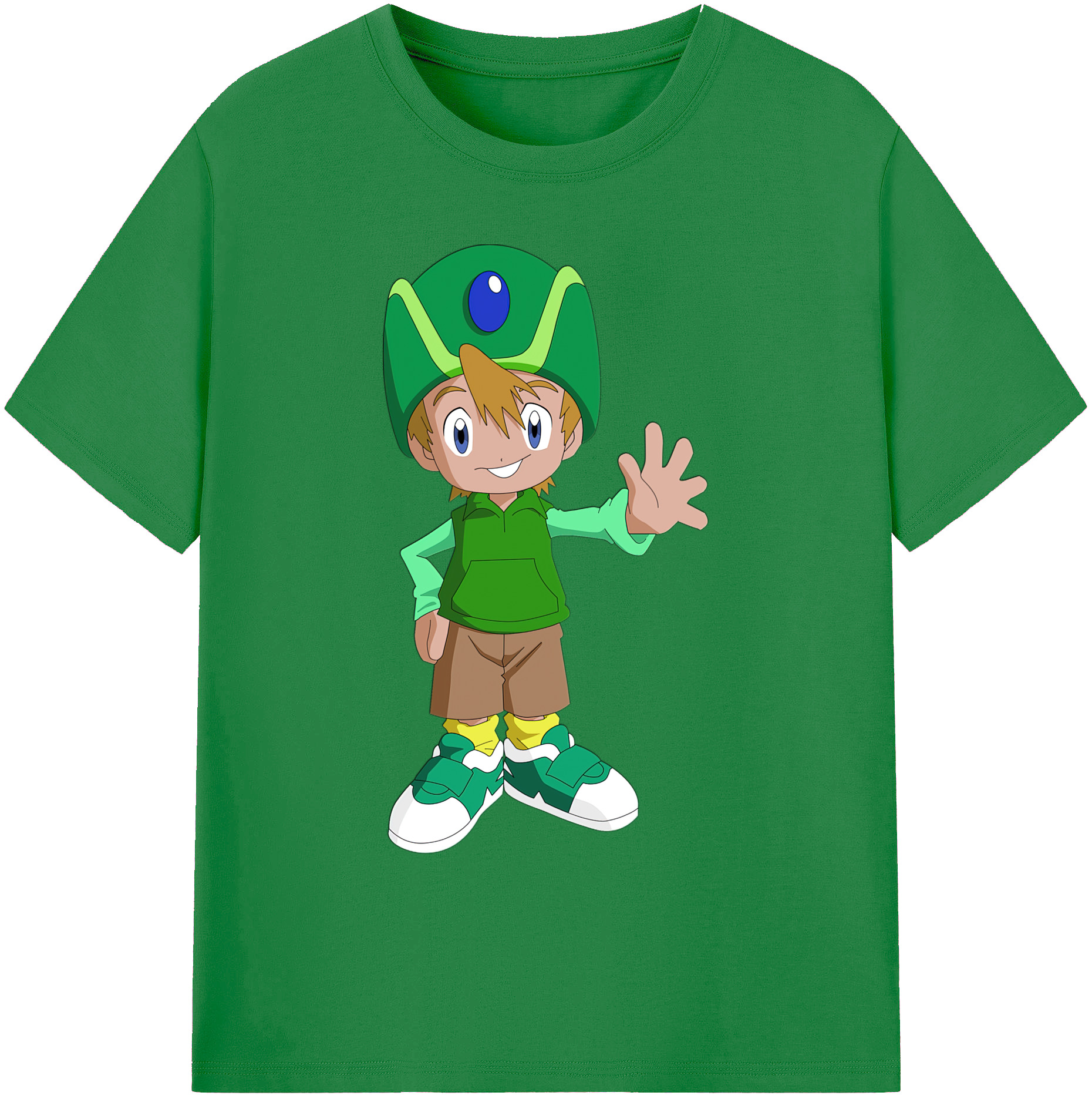 （画像用） Digimon デジタルモンスター/デジモン 綿100％ メンズ半袖Tシャツ｜肌触りやわらか＆通気性