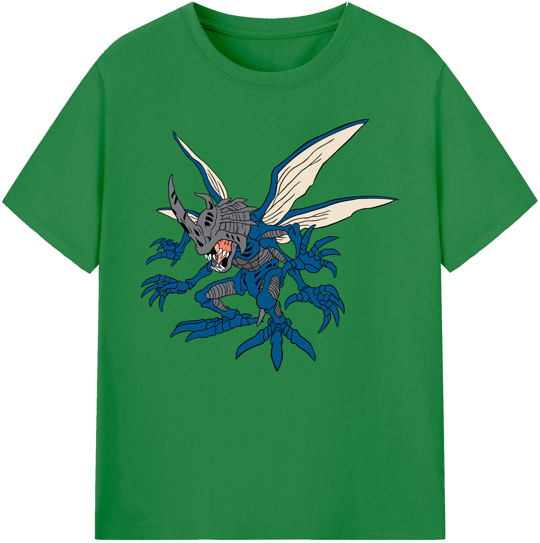 （画像用） Digimon デジタルモンスター/デジモン 綿100％ メンズ半袖Tシャツ｜肌触りやわらか＆通気性