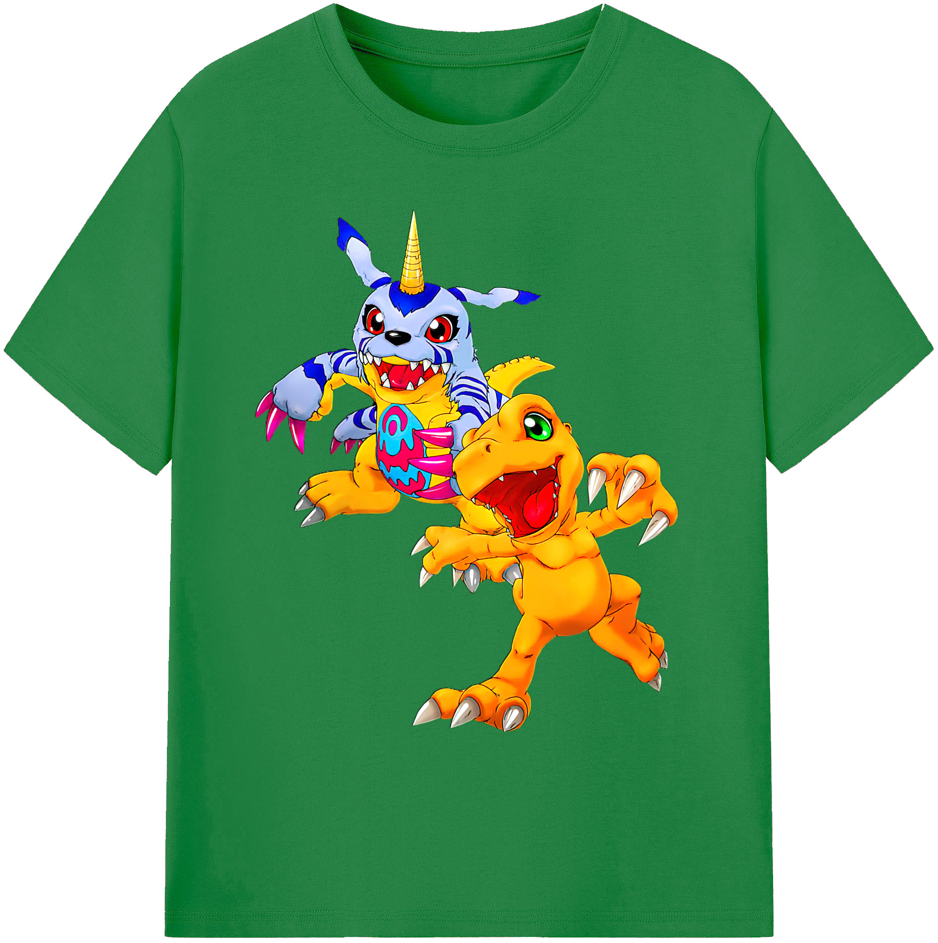 （画像用） Digimon デジタルモンスター/デジモン 綿100％ メンズ半袖Tシャツ｜肌触りやわらか＆通気性
