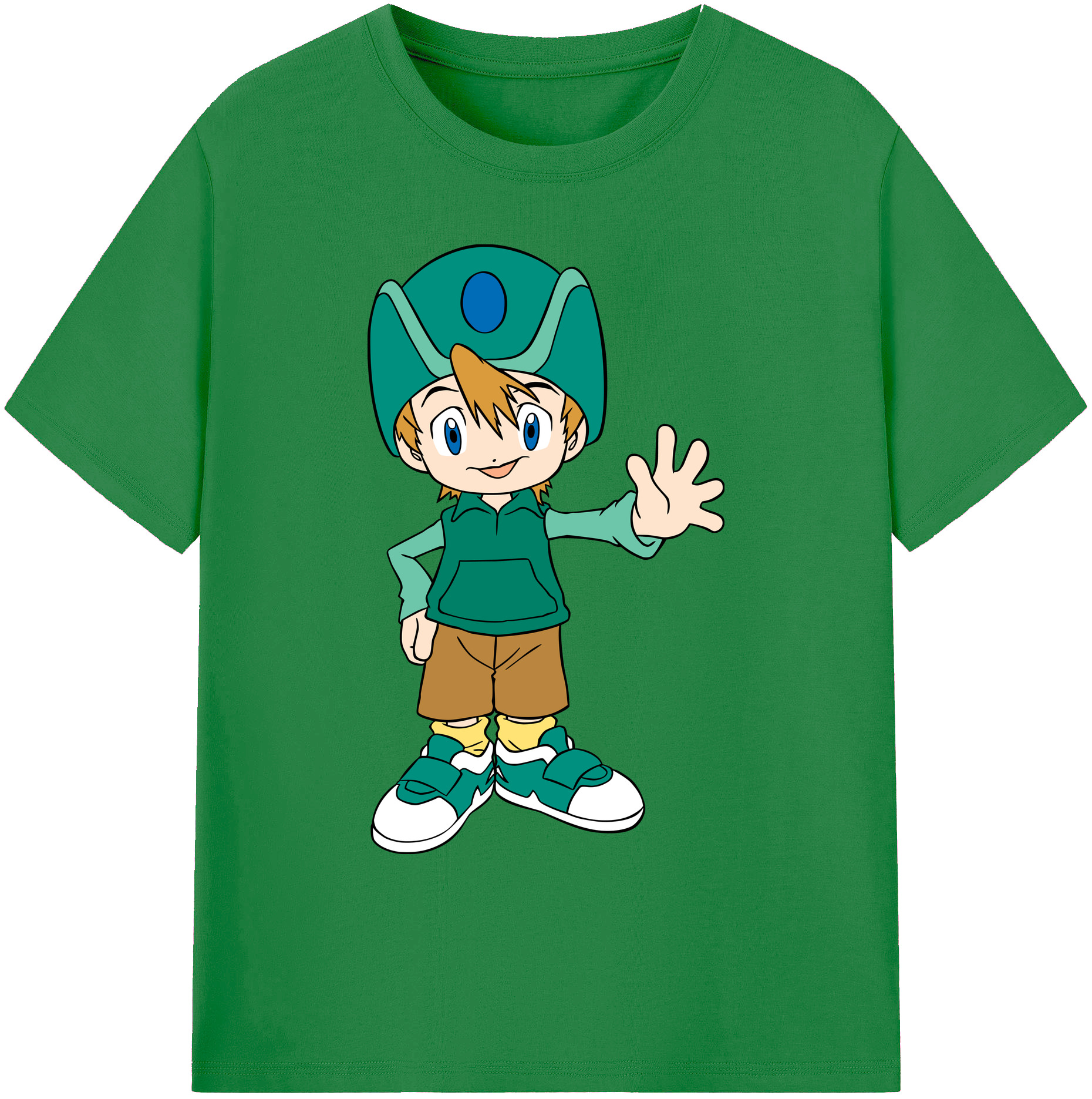 （画像用） Digimon デジタルモンスター/デジモン 綿100％ メンズ半袖Tシャツ｜肌触りやわらか＆通気性