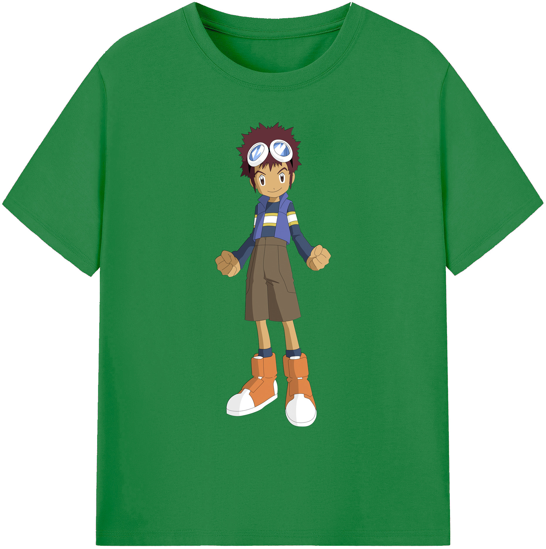 （画像用） Digimon デジタルモンスター/デジモン 綿100％ メンズ半袖Tシャツ｜肌触りやわらか＆通気性