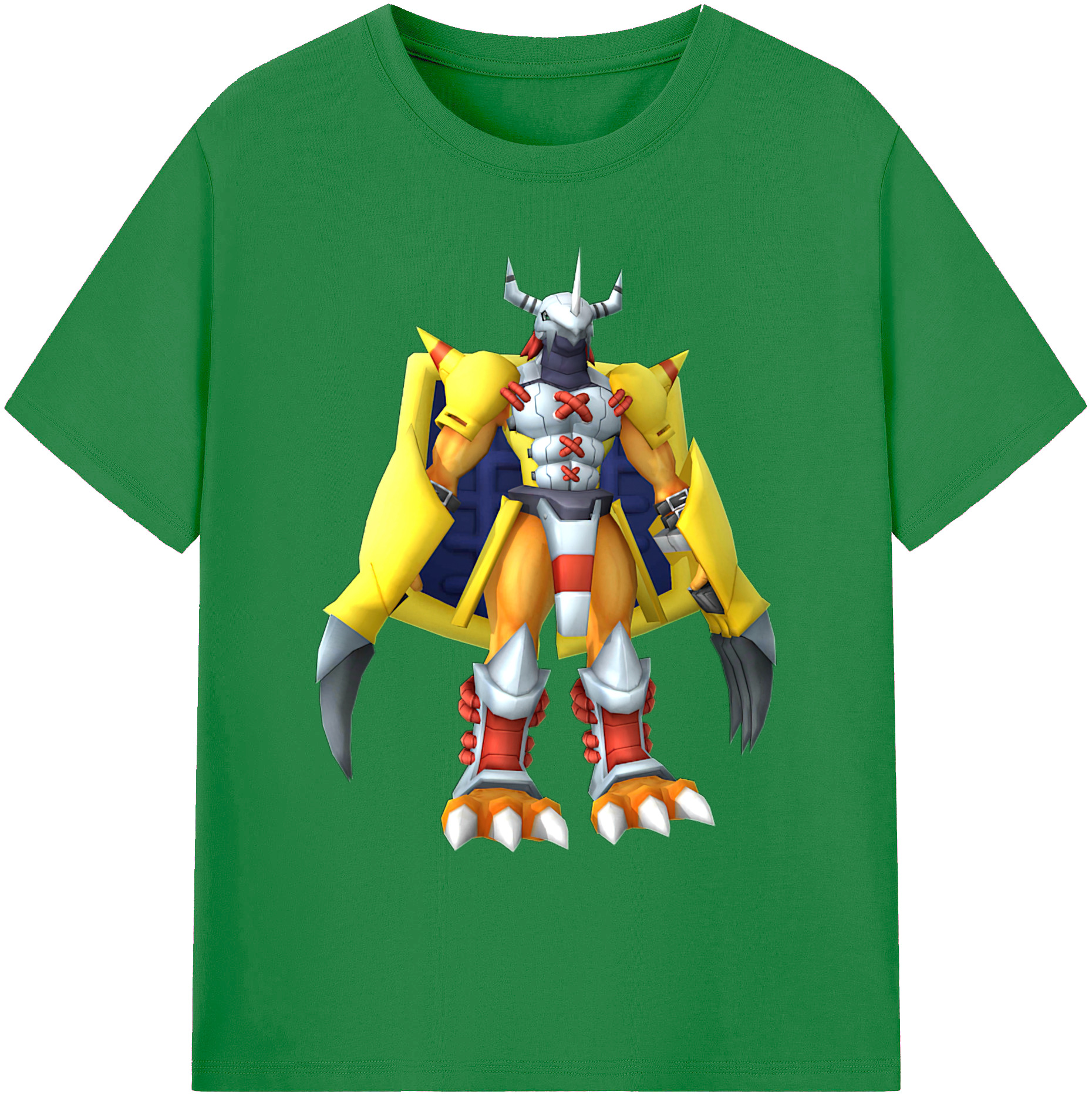 （画像用） Digimon デジタルモンスター/デジモン 綿100％ メンズ半袖Tシャツ｜肌触りやわらか＆通気性