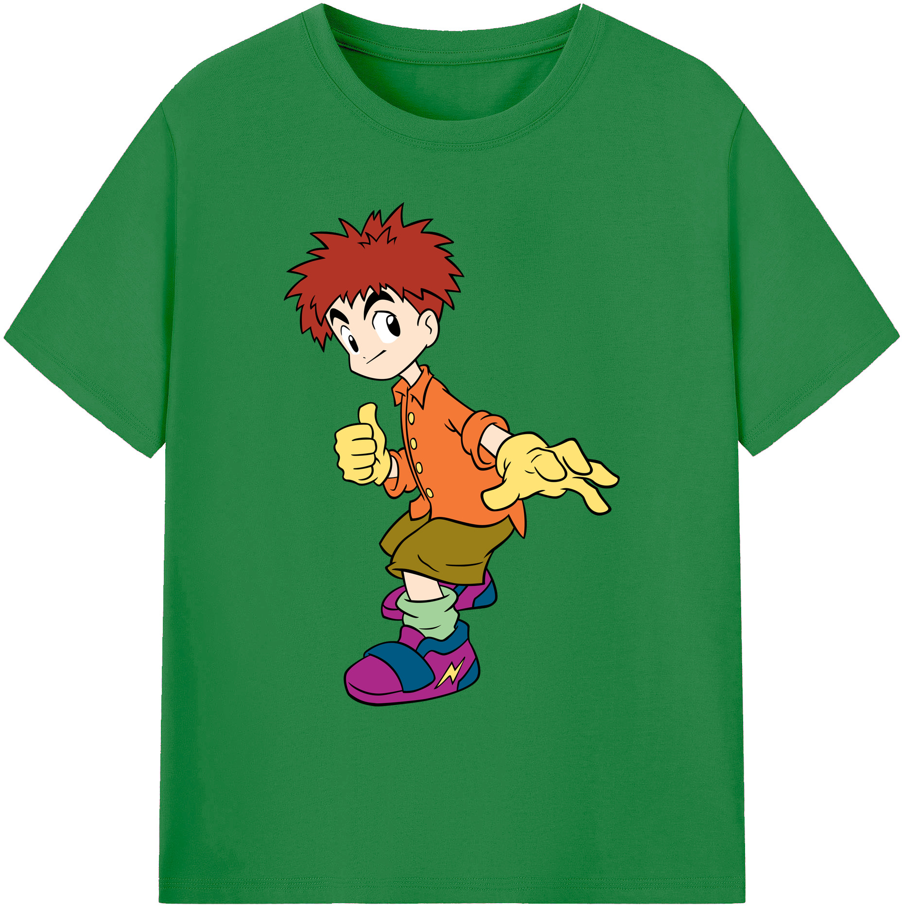（画像用） Digimon デジタルモンスター/デジモン 綿100％ メンズ半袖Tシャツ｜肌触りやわらか＆通気性