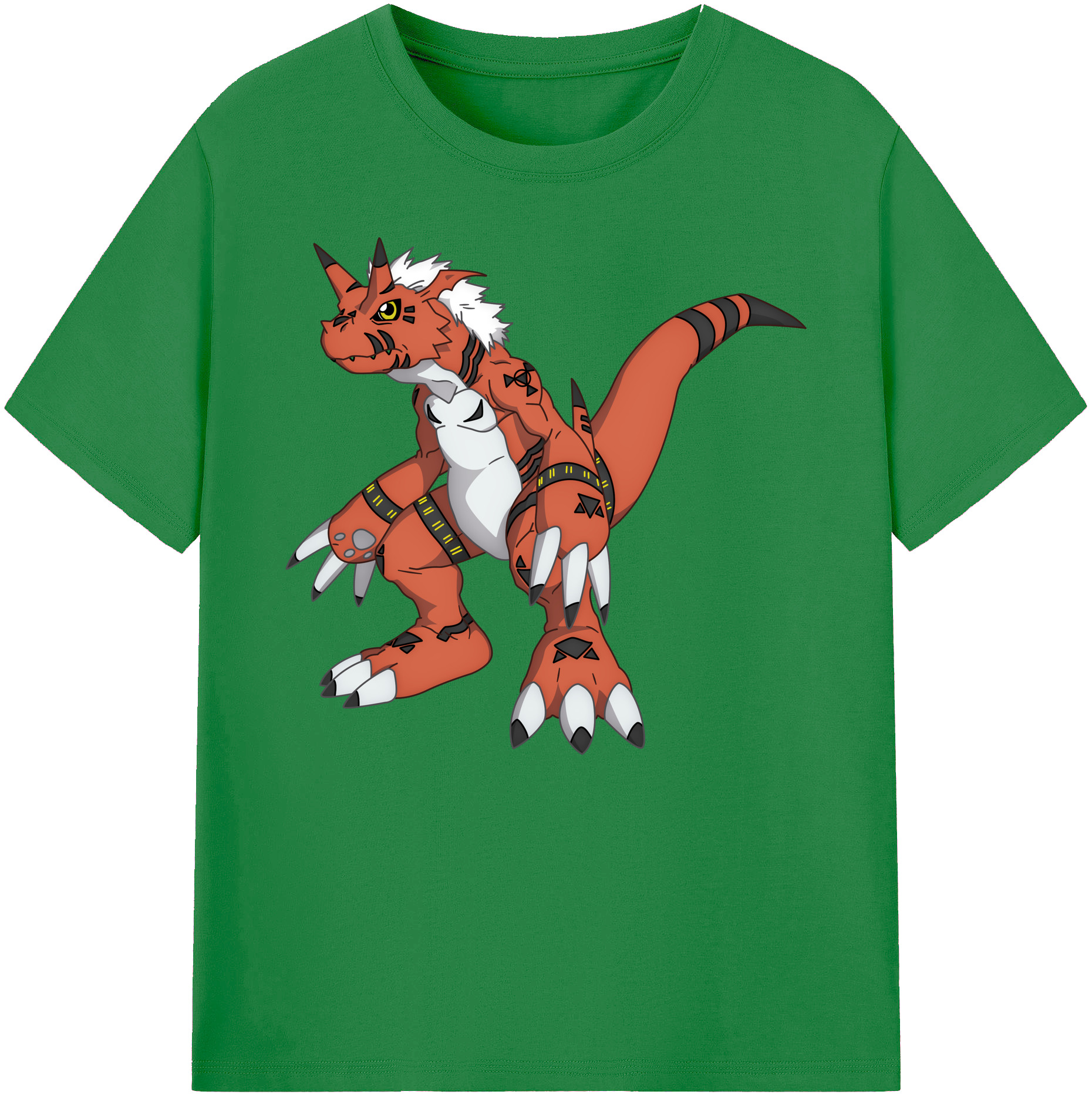 （画像用） Digimon デジタルモンスター/デジモン 綿100％ メンズ半袖Tシャツ｜肌触りやわらか＆通気性
