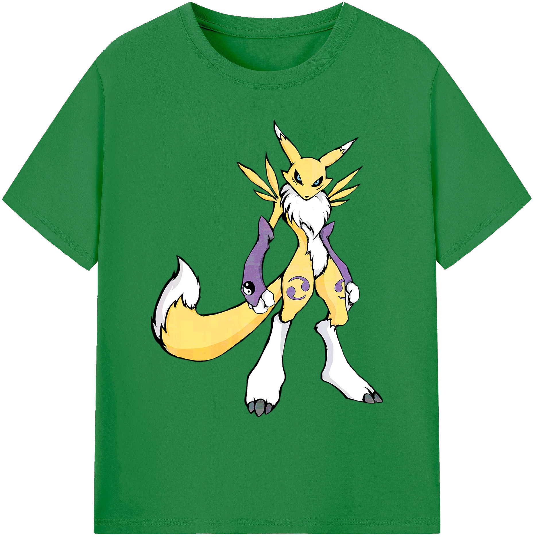 （画像用） Digimon デジタルモンスター/デジモン 綿100％ メンズ半袖Tシャツ｜肌触りやわらか＆通気性