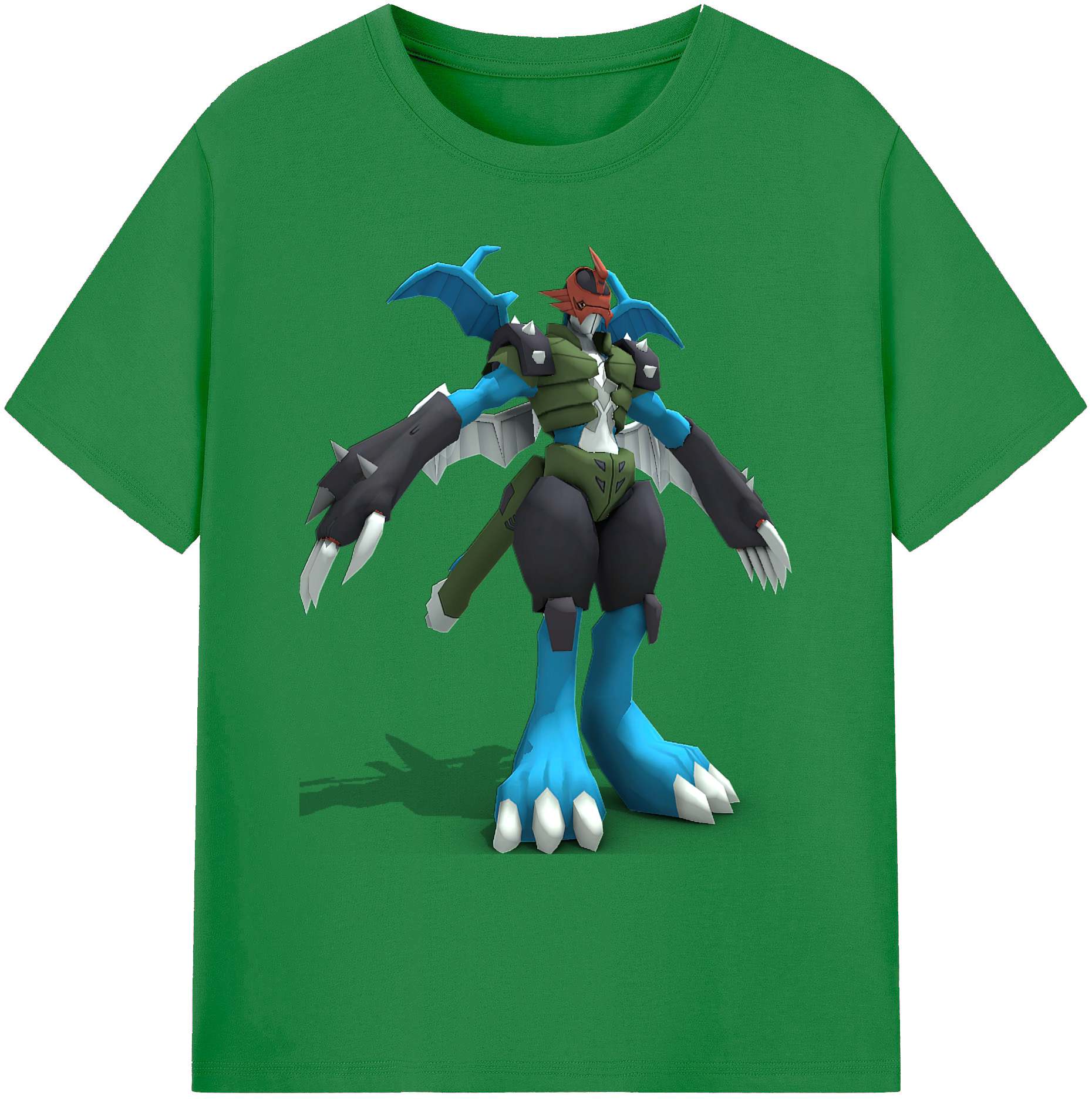 （画像用） Digimon デジタルモンスター/デジモン 綿100％ メンズ半袖Tシャツ｜肌触りやわらか＆通気性