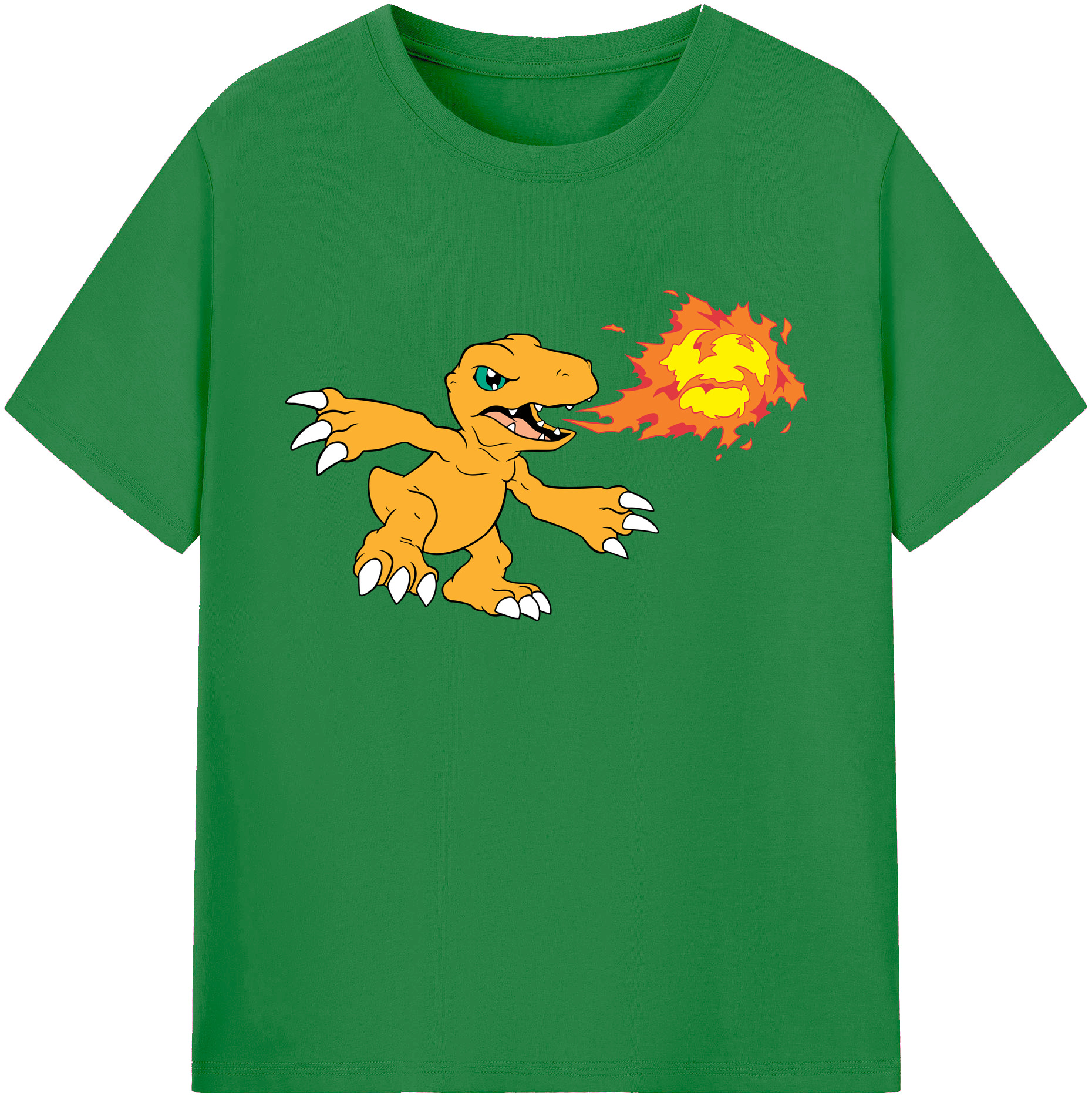 （画像用） Digimon デジタルモンスター/デジモン 綿100％ メンズ半袖Tシャツ｜肌触りやわらか＆通気性