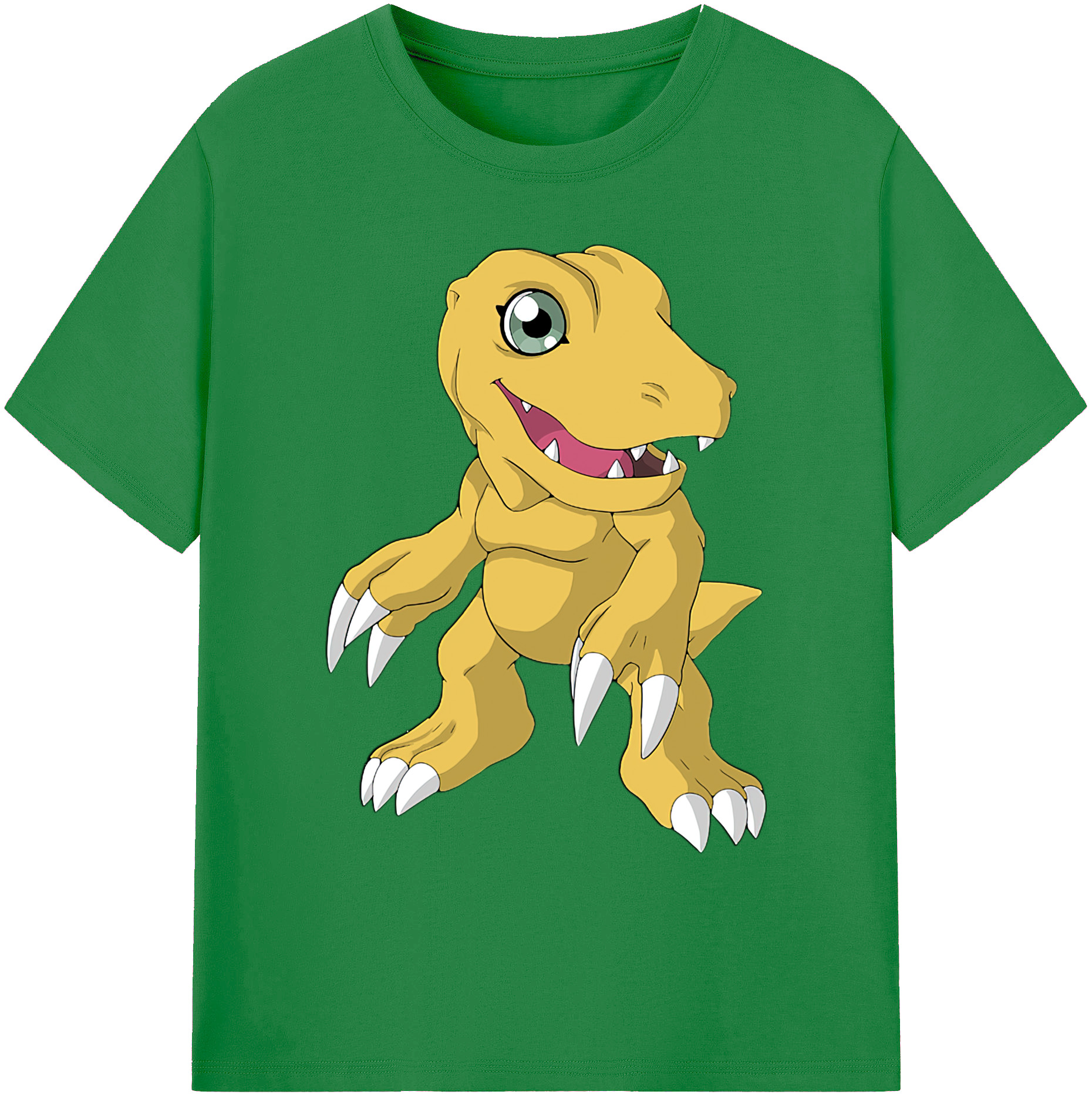 （画像用） Digimon デジタルモンスター/デジモン 綿100％ メンズ半袖Tシャツ｜肌触りやわらか＆通気性