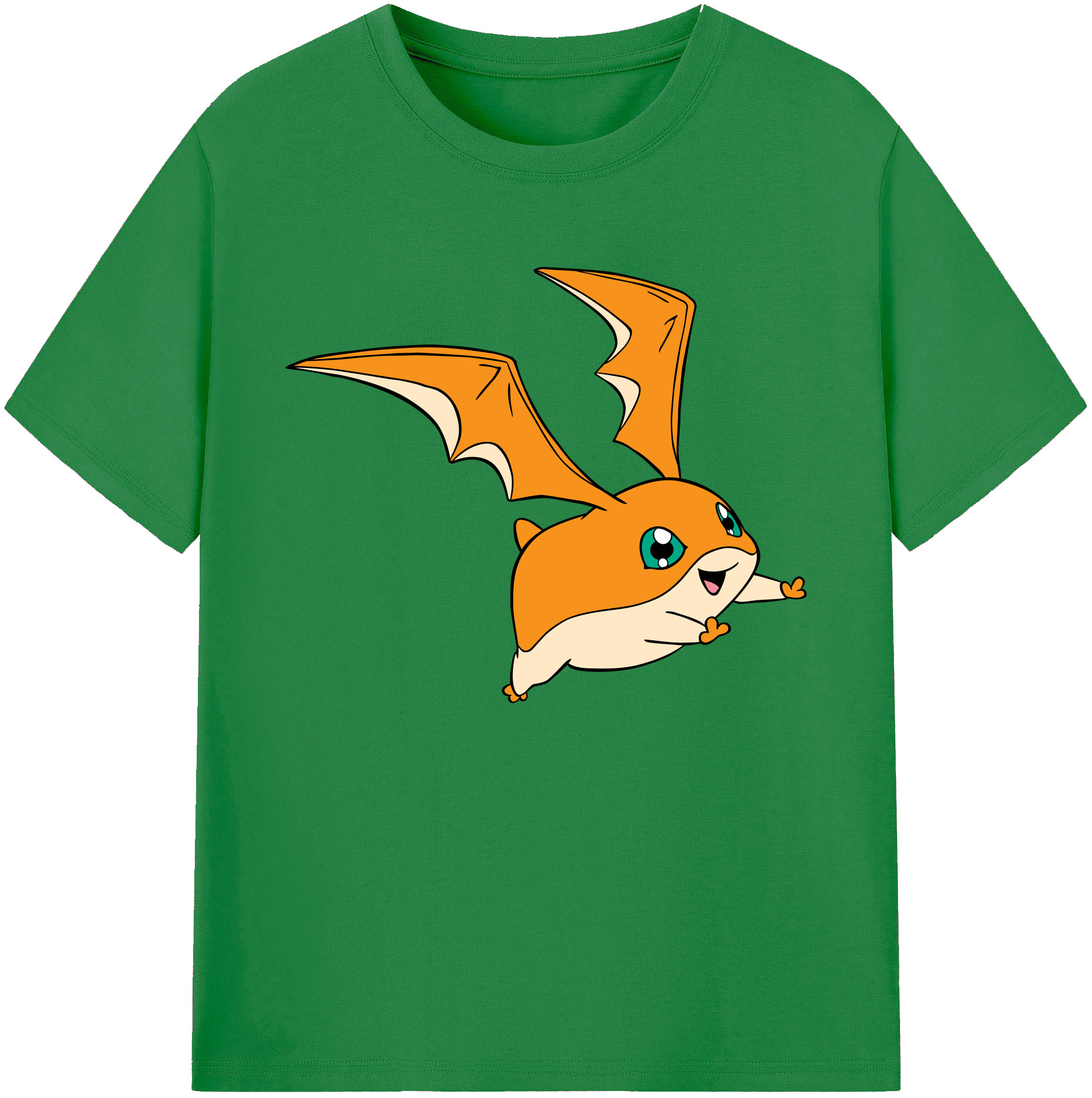 （画像用） Digimon デジタルモンスター/デジモン 綿100％ メンズ半袖Tシャツ｜肌触りやわらか＆通気性