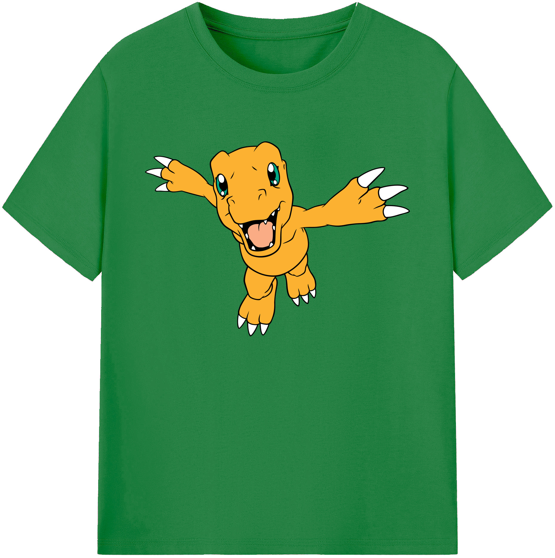 （画像用） Digimon デジタルモンスター/デジモン 綿100％ メンズ半袖Tシャツ｜肌触りやわらか＆通気性
