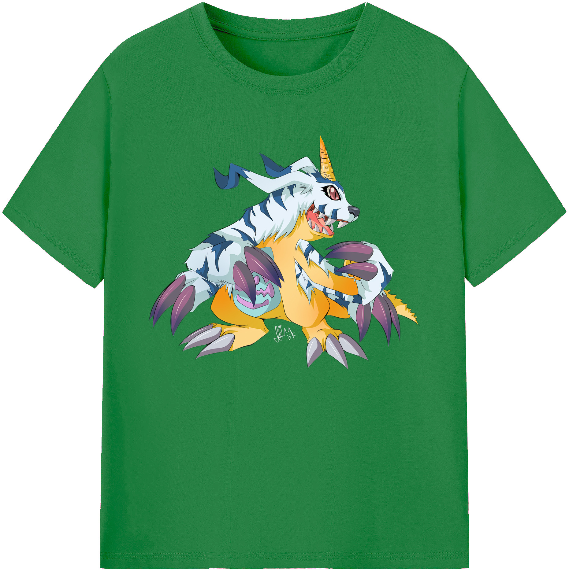 （画像用） Digimon デジタルモンスター/デジモン 綿100％ メンズ半袖Tシャツ｜肌触りやわらか＆通気性