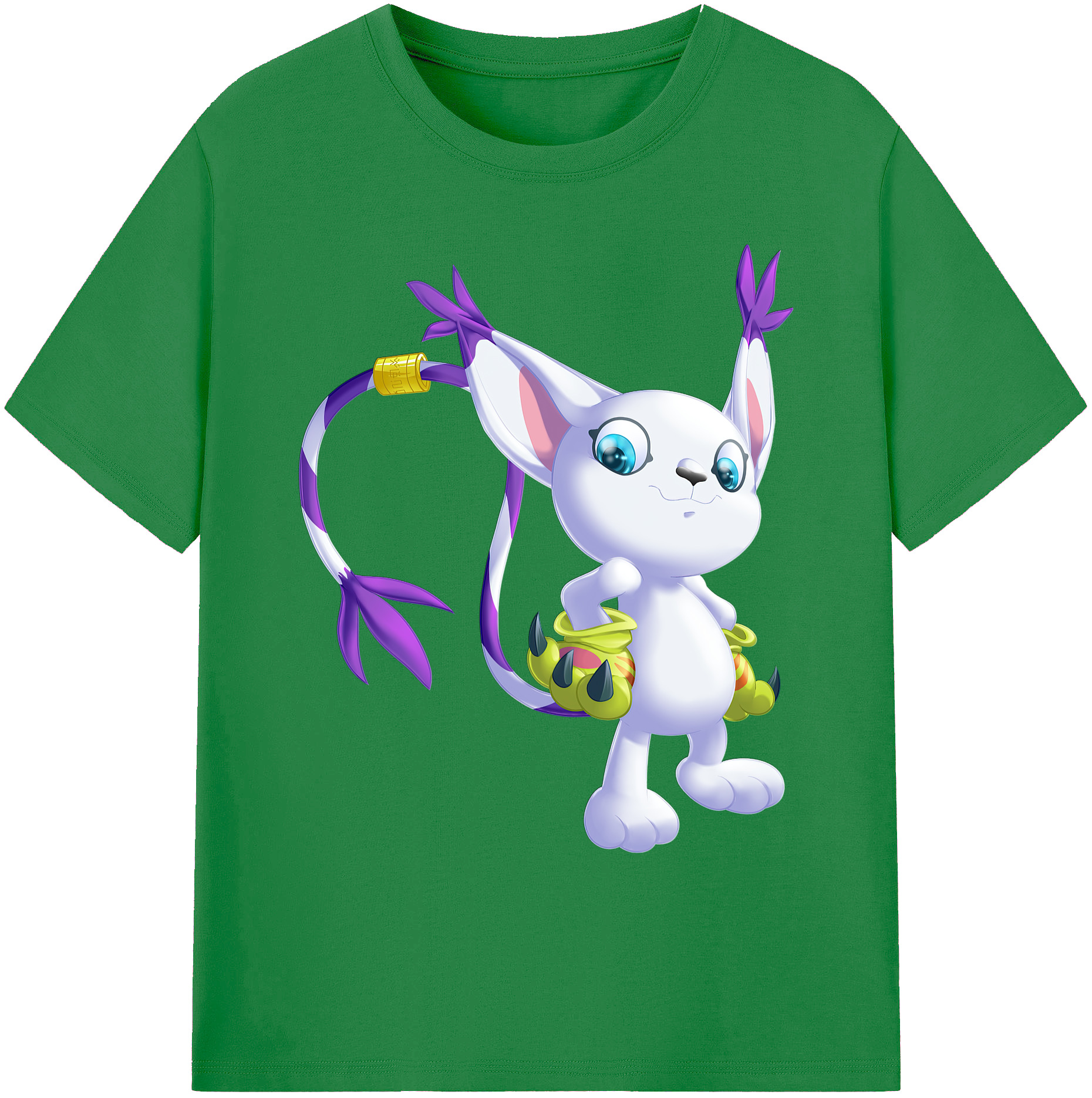 （画像用） Digimon デジタルモンスター/デジモン 綿100％ メンズ半袖Tシャツ｜肌触りやわらか＆通気性