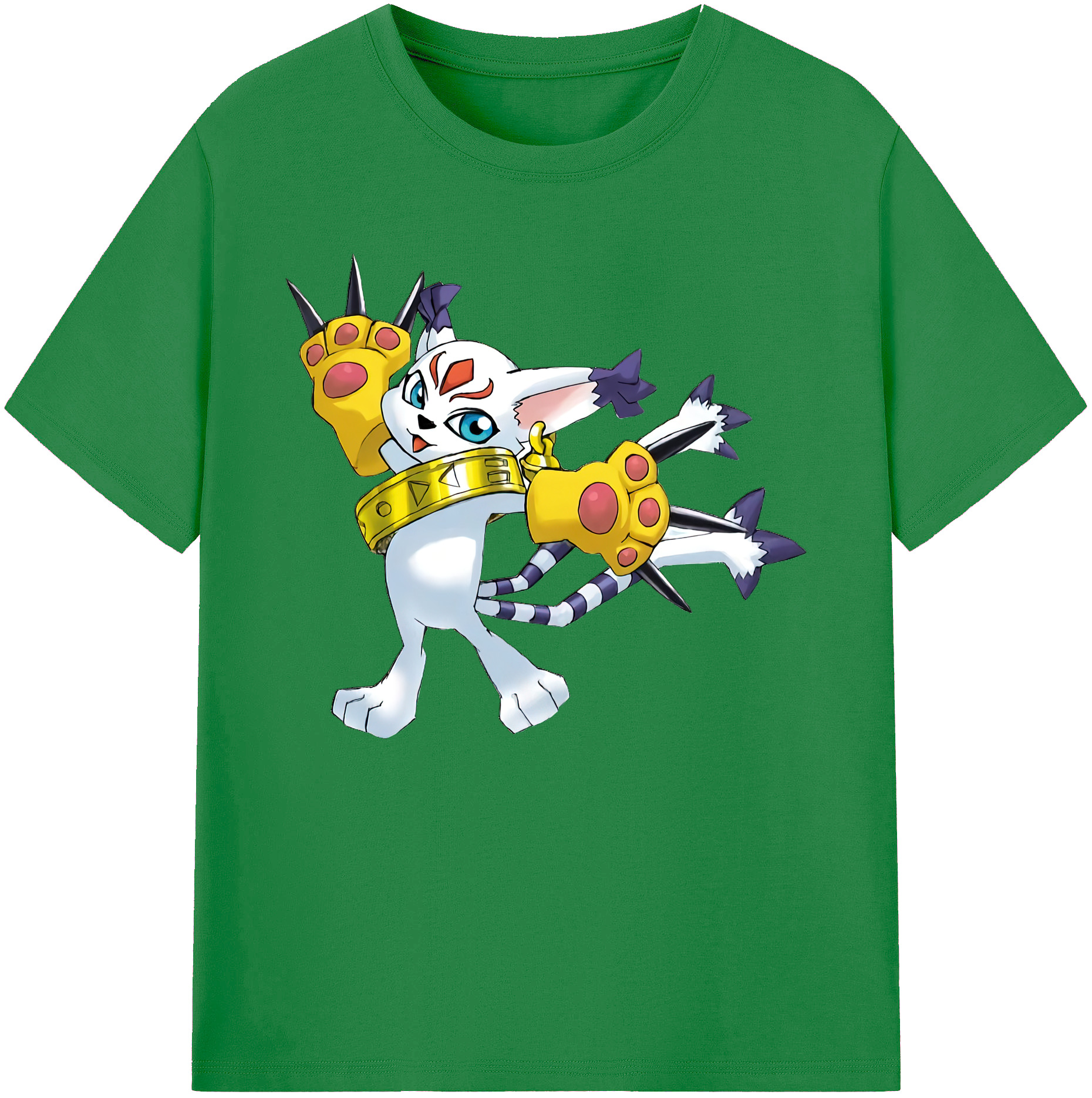 （画像用） Digimon デジタルモンスター/デジモン 綿100％ メンズ半袖Tシャツ｜肌触りやわらか＆通気性