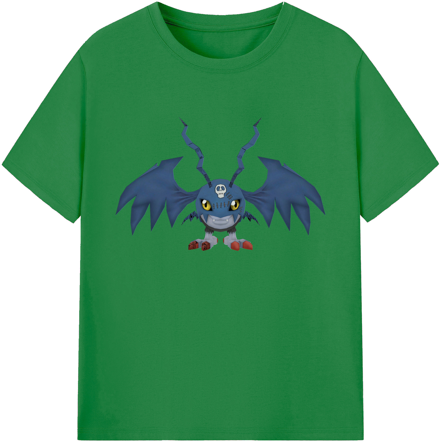 （画像用） Digimon デジタルモンスター/デジモン 綿100％ メンズ半袖Tシャツ｜肌触りやわらか＆通気性