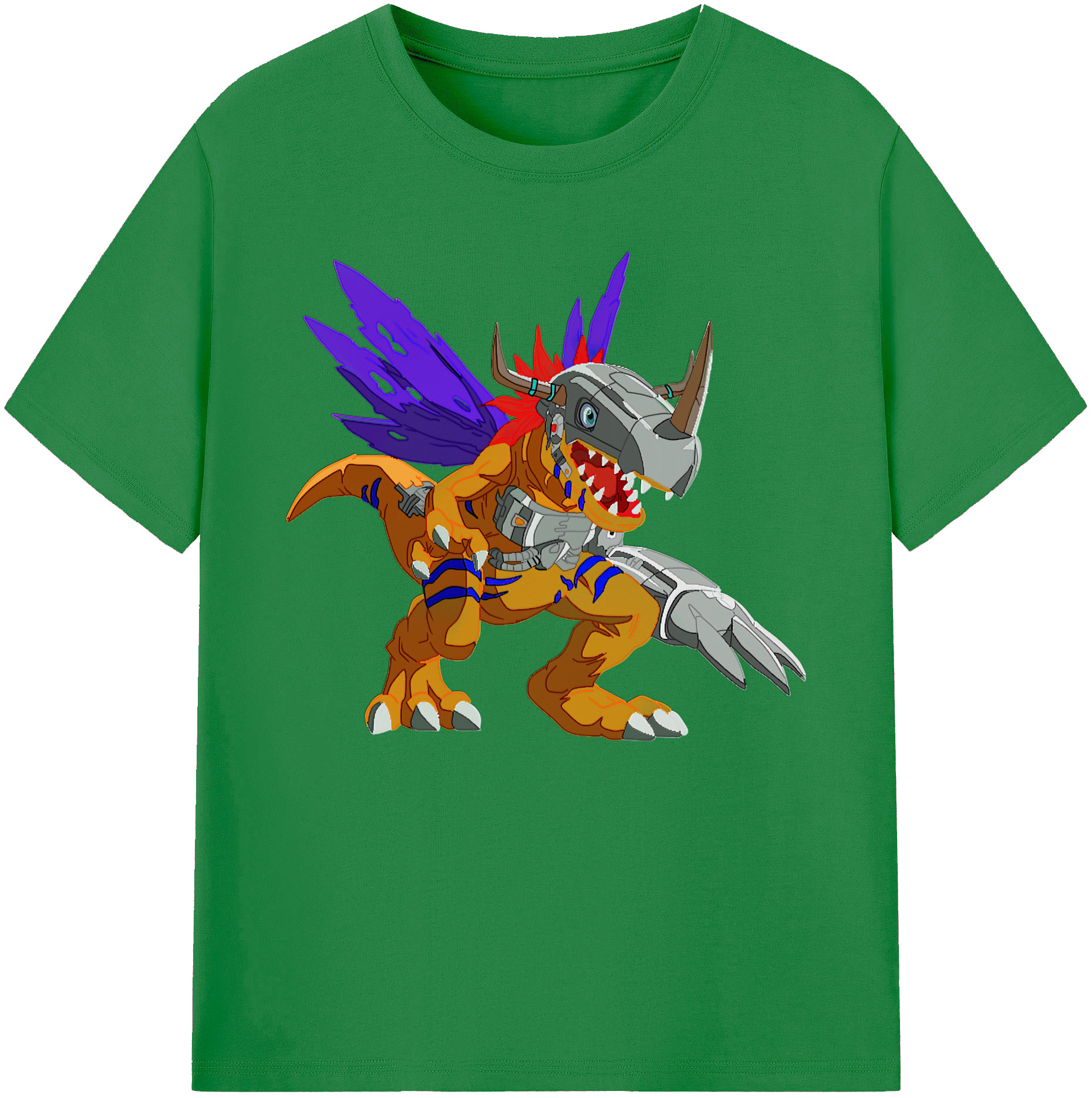 （画像用） Digimon デジタルモンスター/デジモン 綿100％ メンズ半袖Tシャツ｜肌触りやわらか＆通気性