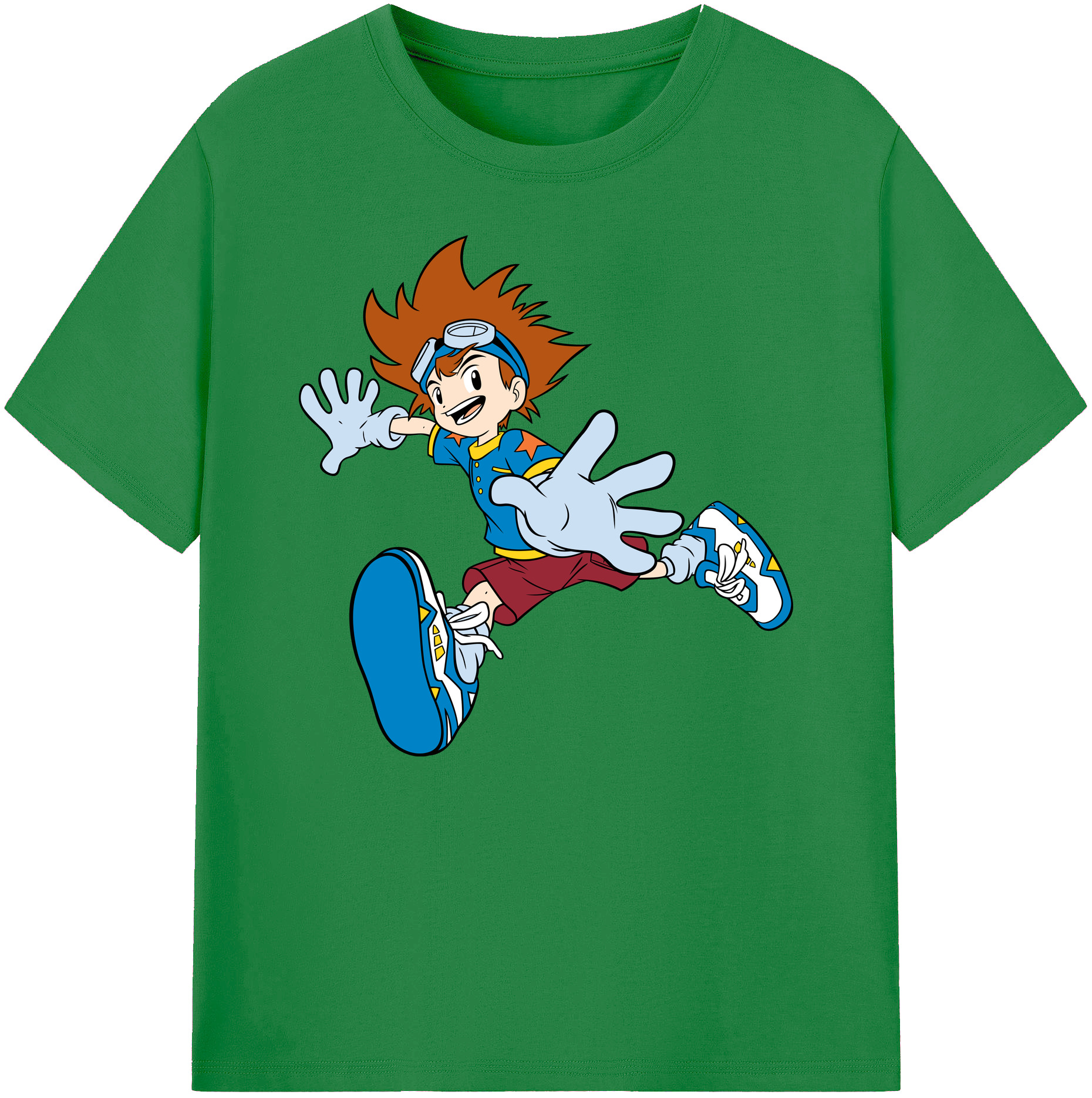 （画像用） Digimon デジタルモンスター/デジモン 綿100％ メンズ半袖Tシャツ｜肌触りやわらか＆通気性