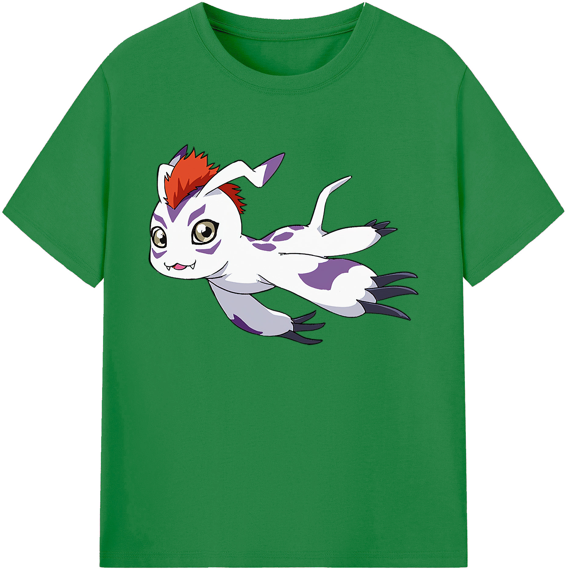 （画像用） Digimon デジタルモンスター/デジモン 綿100％ メンズ半袖Tシャツ｜肌触りやわらか＆通気性