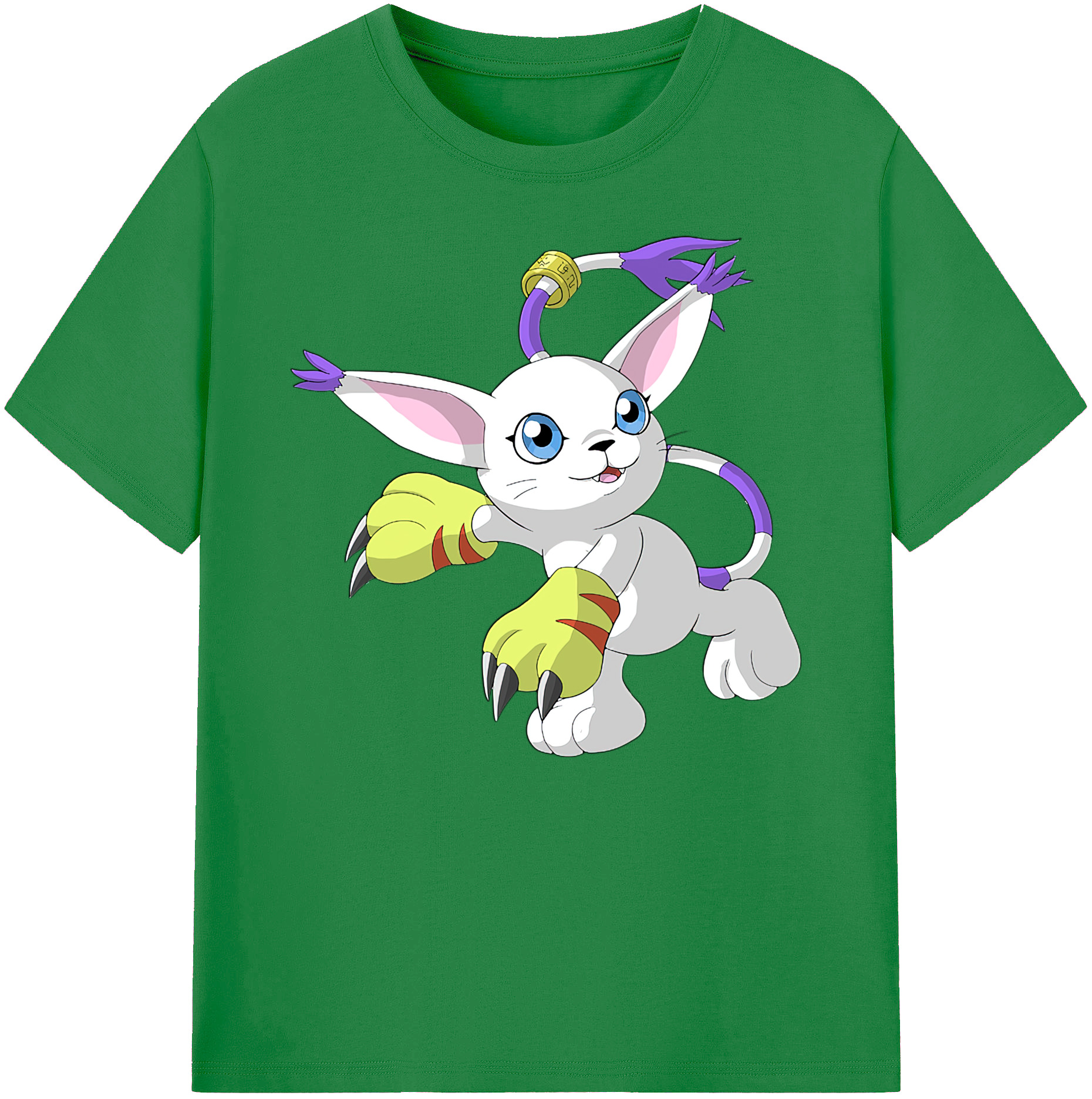 （画像用） Digimon デジタルモンスター/デジモン 綿100％ メンズ半袖Tシャツ｜肌触りやわらか＆通気性