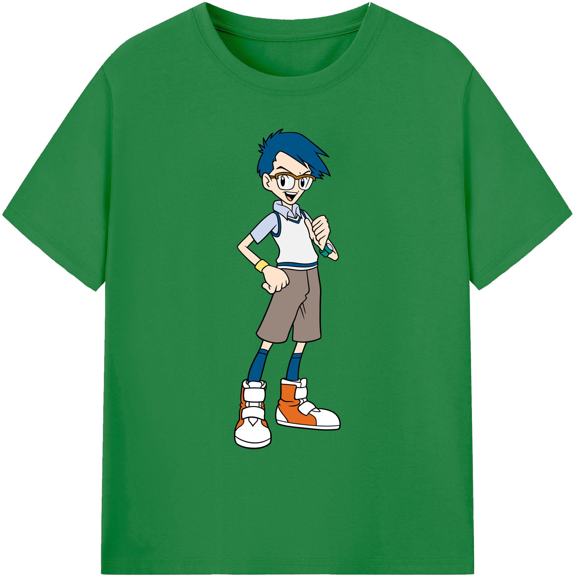 （画像用） Digimon デジタルモンスター/デジモン 綿100％ メンズ半袖Tシャツ｜肌触りやわらか＆通気性