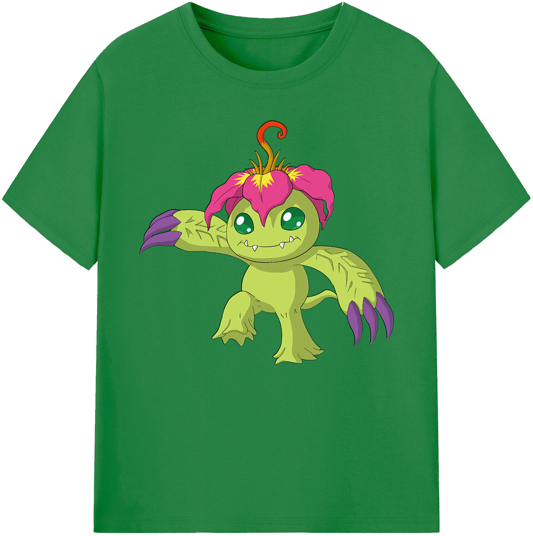 （画像用） Digimon デジタルモンスター/デジモン 綿100％ メンズ半袖Tシャツ｜肌触りやわらか＆通気性