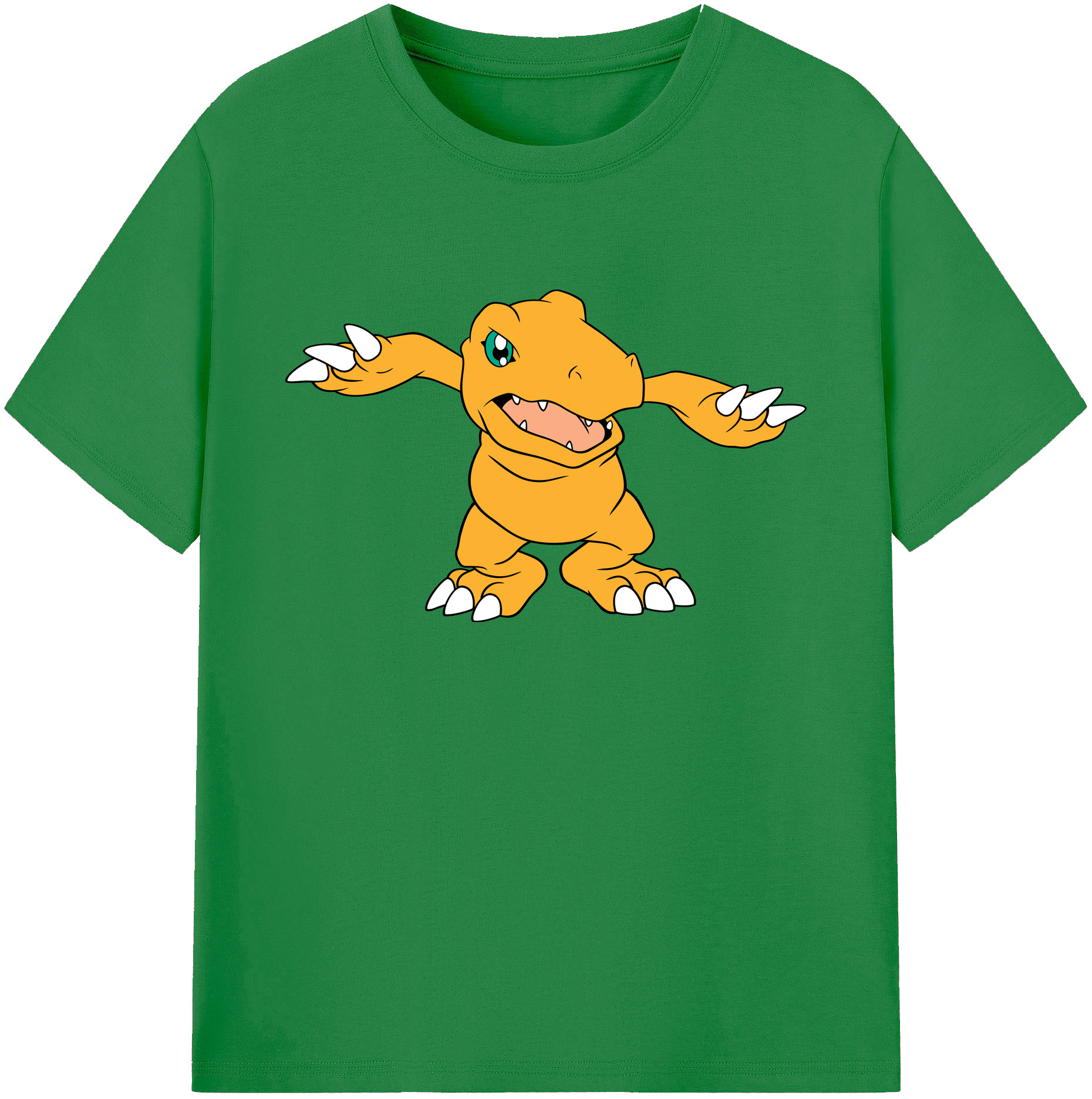 （画像用） Digimon デジタルモンスター/デジモン 綿100％ メンズ半袖Tシャツ｜肌触りやわらか＆通気性