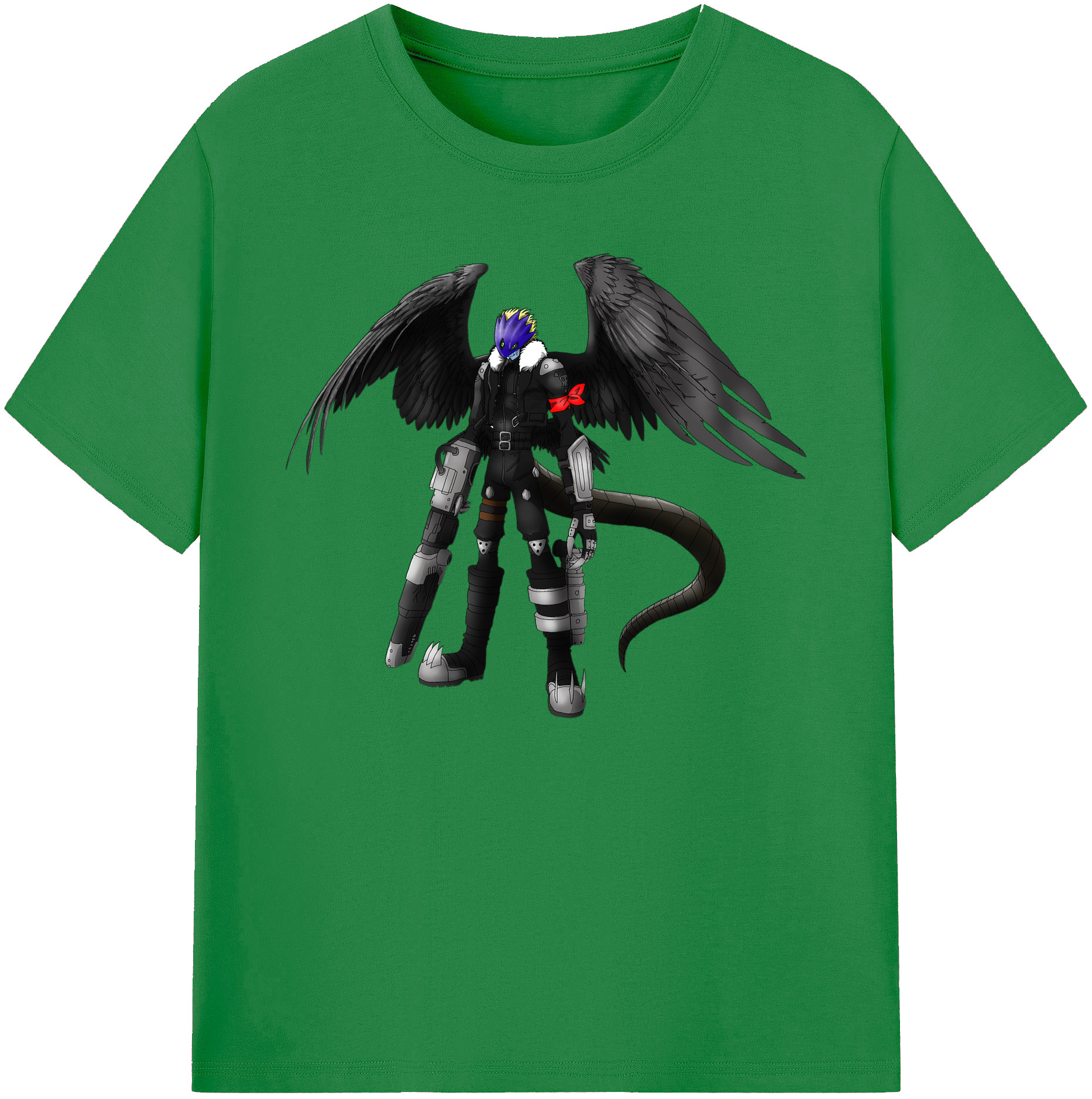 （画像用） Digimon デジタルモンスター/デジモン 綿100％ メンズ半袖Tシャツ｜肌触りやわらか＆通気性