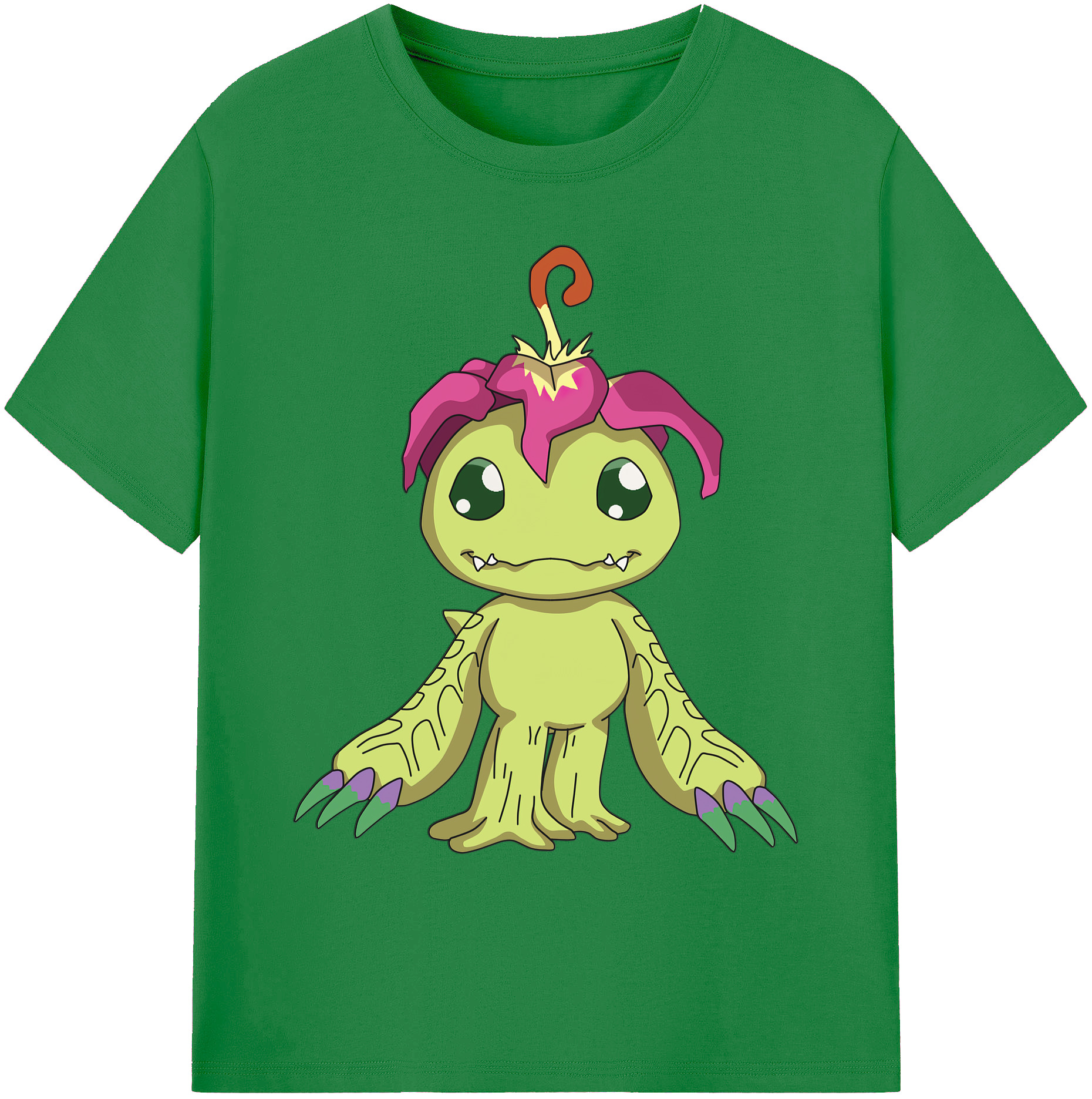 （画像用） Digimon デジタルモンスター/デジモン 綿100％ メンズ半袖Tシャツ｜肌触りやわらか＆通気性