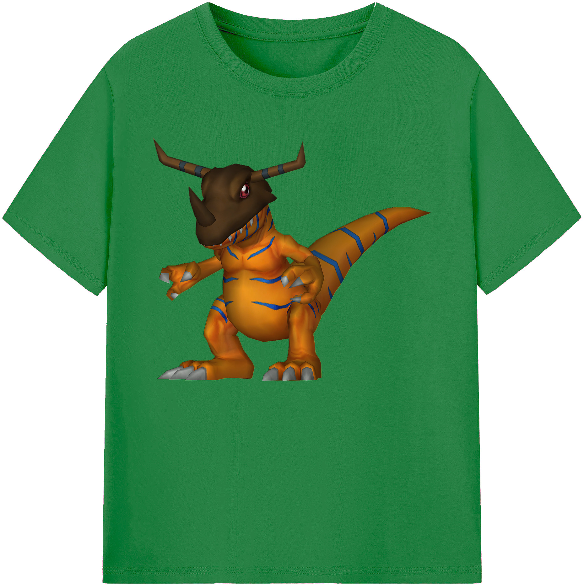 （画像用） Digimon デジタルモンスター/デジモン 綿100％ メンズ半袖Tシャツ｜肌触りやわらか＆通気性