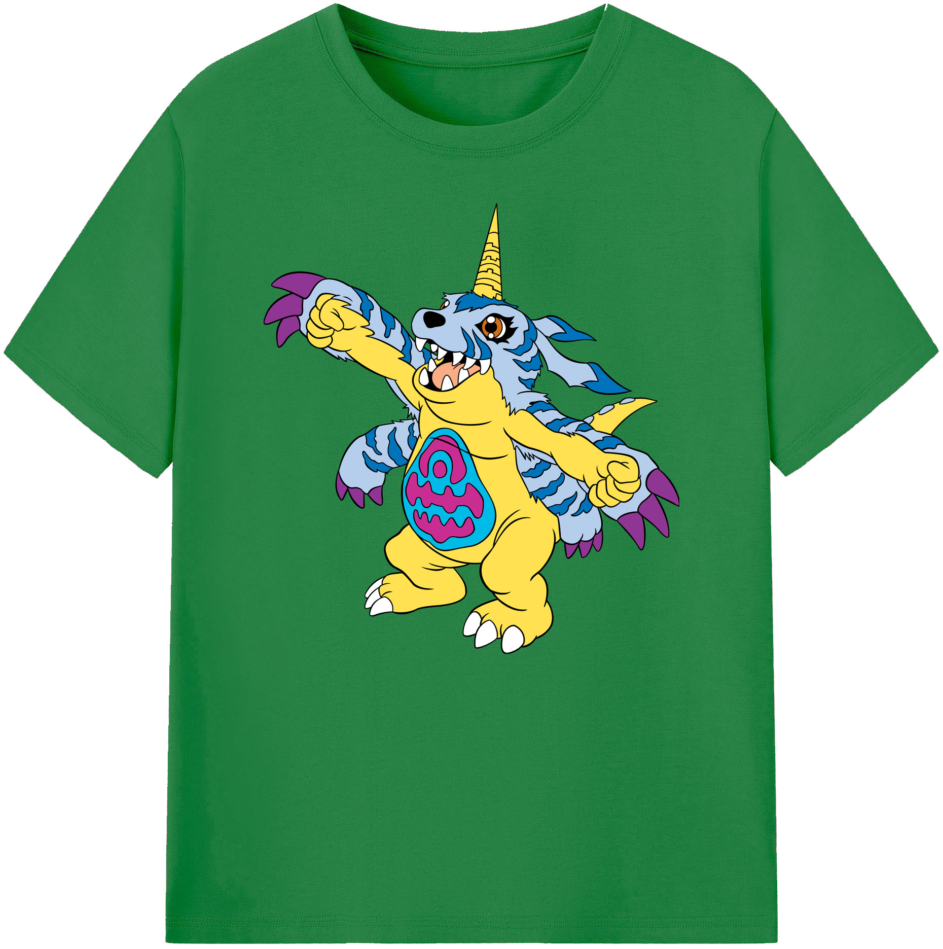 （画像用） Digimon デジタルモンスター/デジモン 綿100％ メンズ半袖Tシャツ｜肌触りやわらか＆通気性
