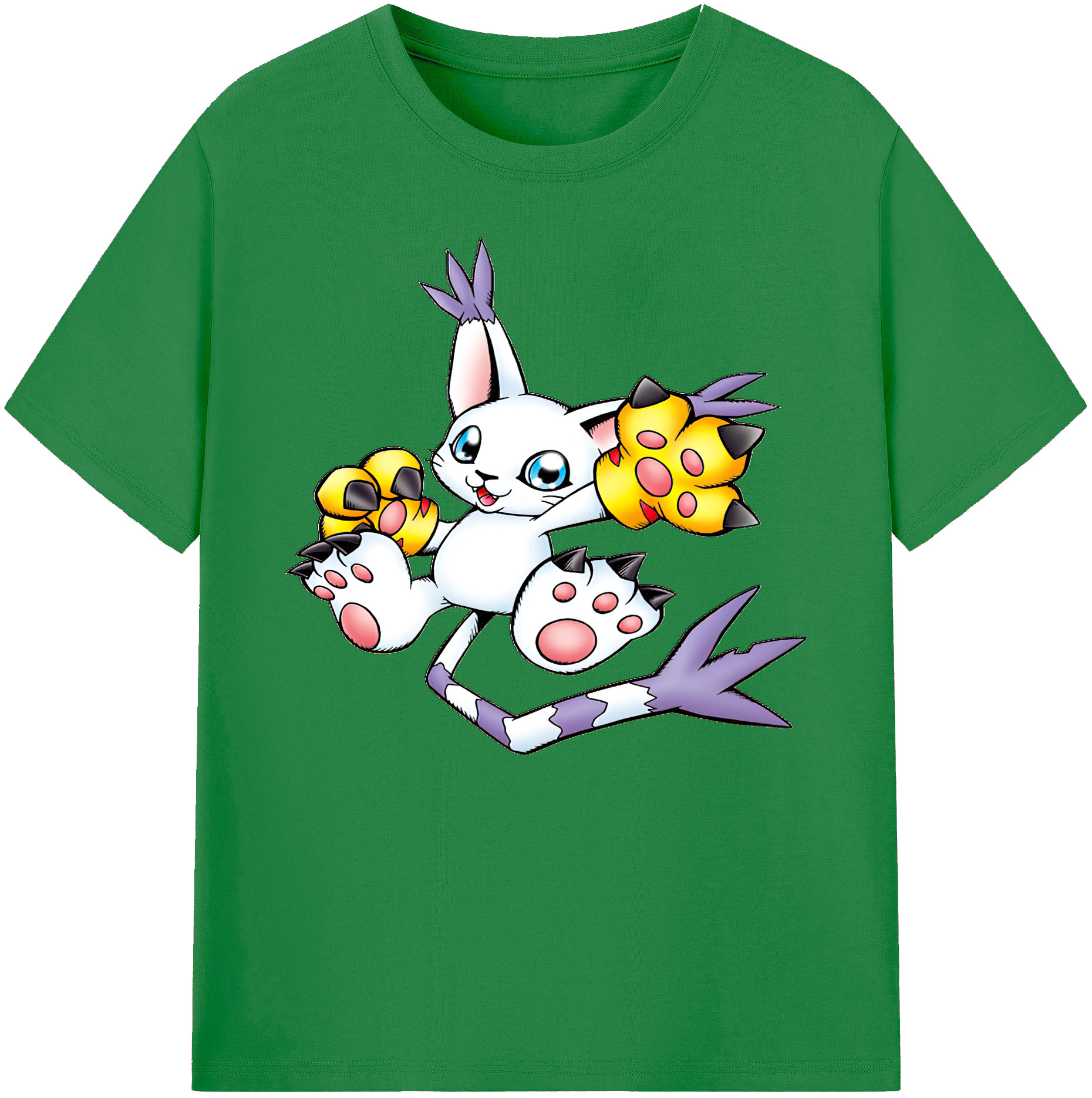 （画像用） Digimon デジタルモンスター/デジモン 綿100％ メンズ半袖Tシャツ｜肌触りやわらか＆通気性