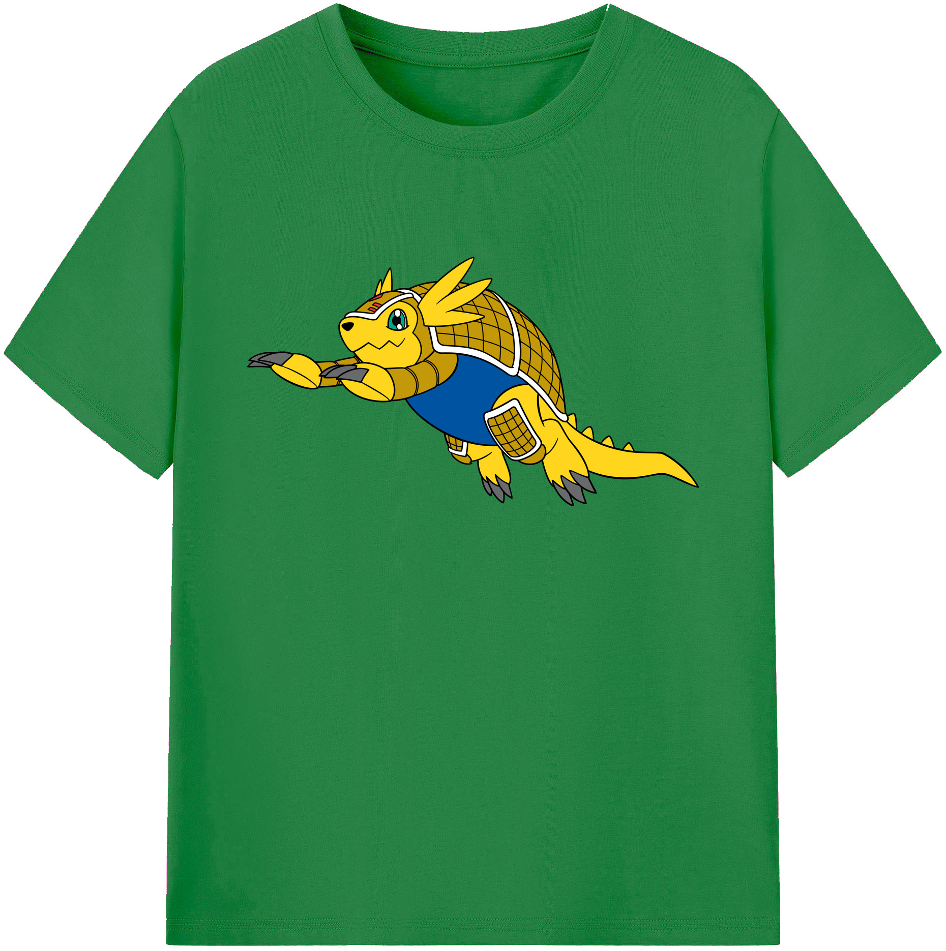 （画像用） Digimon デジタルモンスター/デジモン 綿100％ メンズ半袖Tシャツ｜肌触りやわらか＆通気性