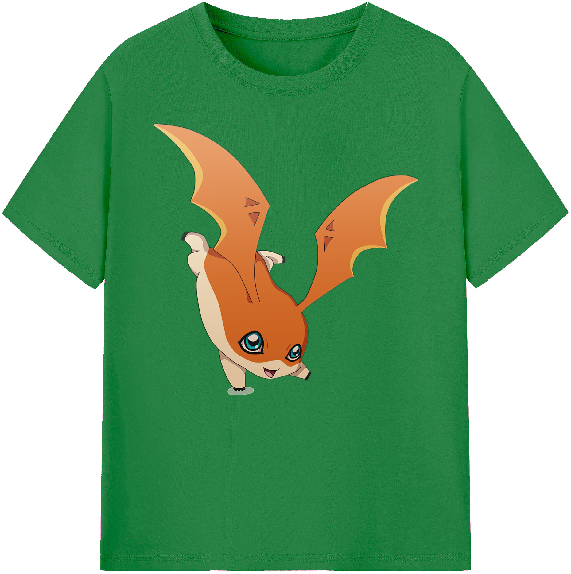 （画像用） Digimon デジタルモンスター/デジモン 綿100％ メンズ半袖Tシャツ｜肌触りやわらか＆通気性