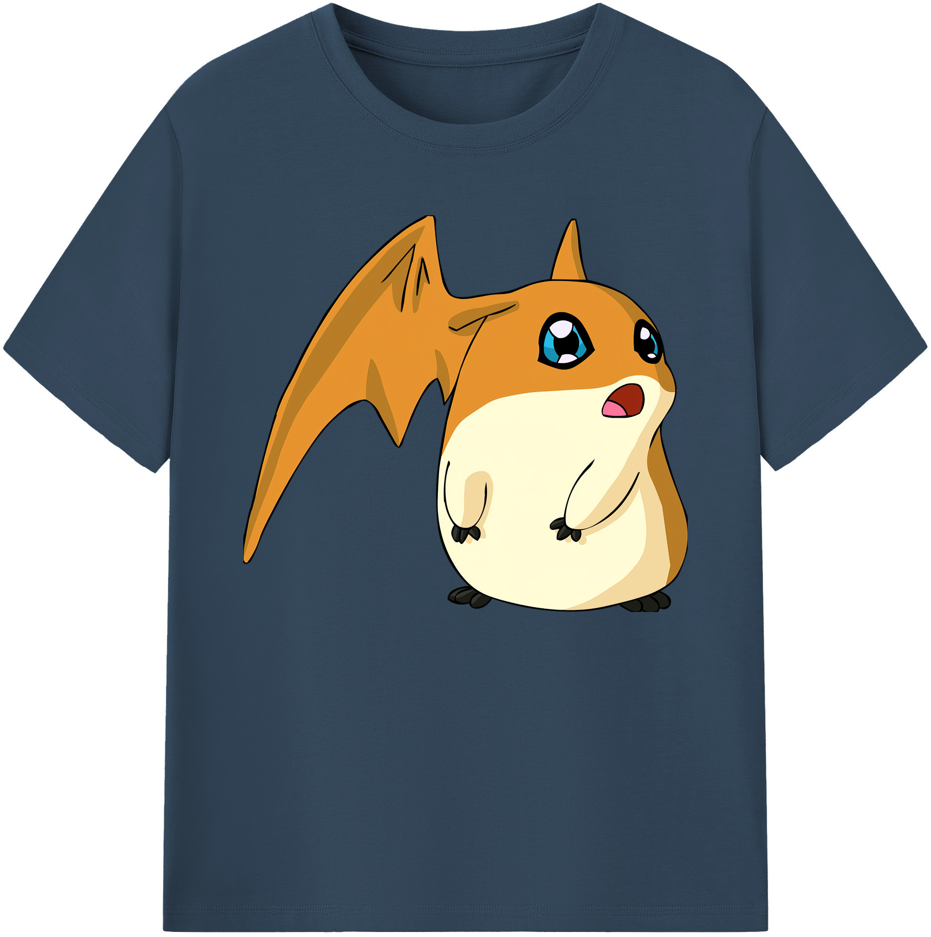 （画像用） Digimon デジタルモンスター/デジモン 綿100％ メンズ半袖Tシャツ｜肌触りやわらか＆通気性