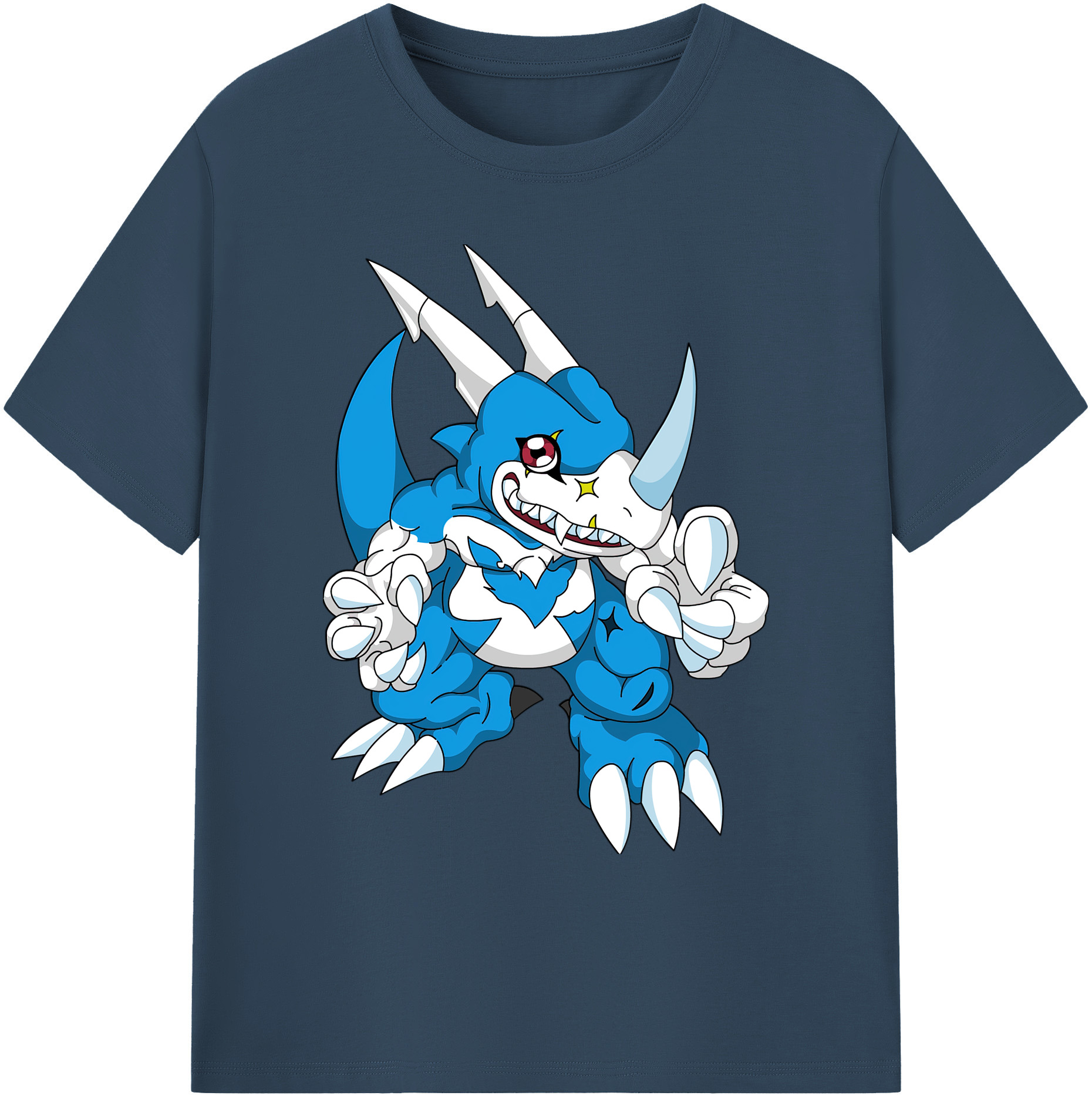（画像用） Digimon デジタルモンスター/デジモン 綿100％ メンズ半袖Tシャツ｜肌触りやわらか＆通気性