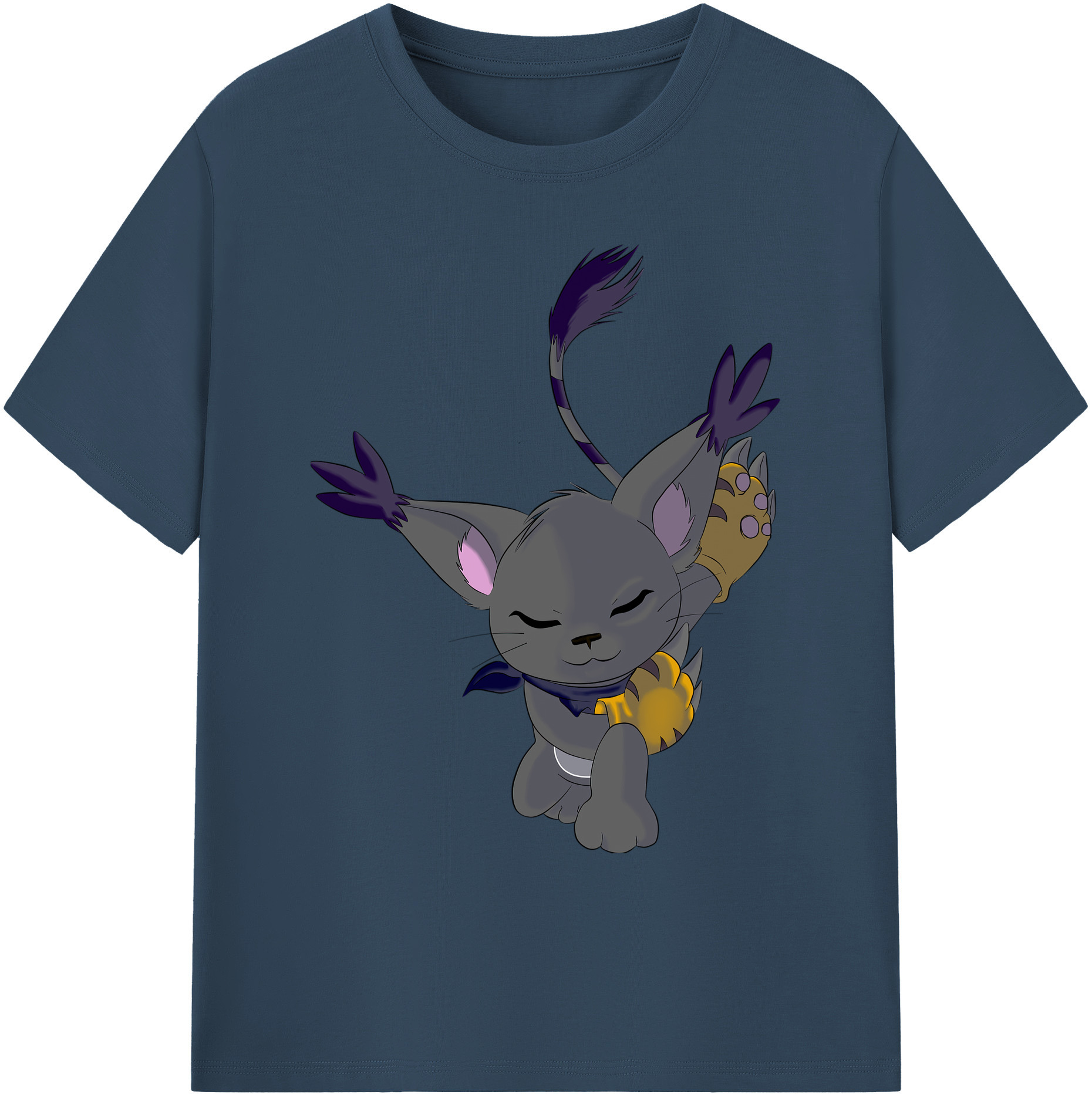 （画像用） Digimon デジタルモンスター/デジモン 綿100％ メンズ半袖Tシャツ｜肌触りやわらか＆通気性