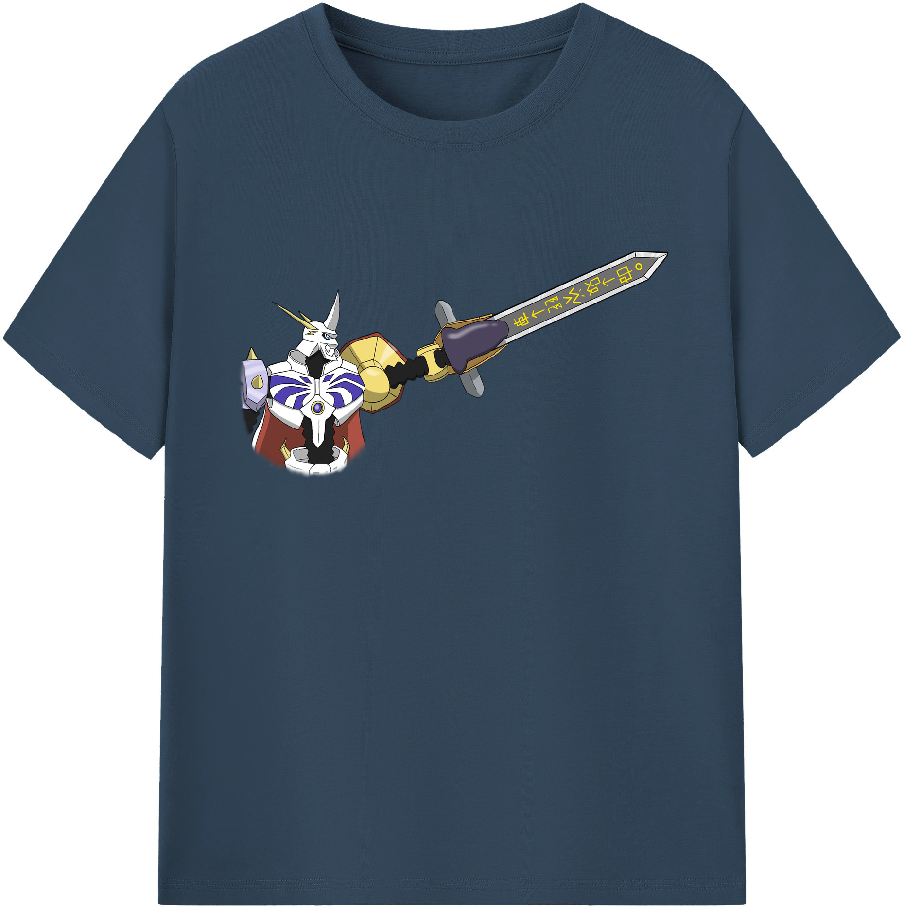 （画像用） Digimon デジタルモンスター/デジモン 綿100％ メンズ半袖Tシャツ｜肌触りやわらか＆通気性
