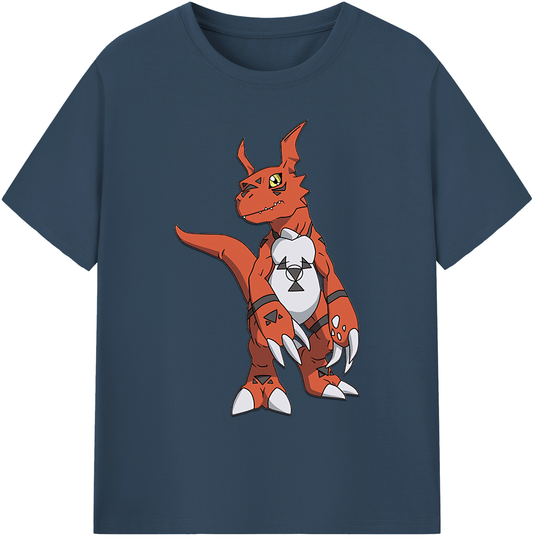 （画像用） Digimon デジタルモンスター/デジモン 綿100％ メンズ半袖Tシャツ｜肌触りやわらか＆通気性