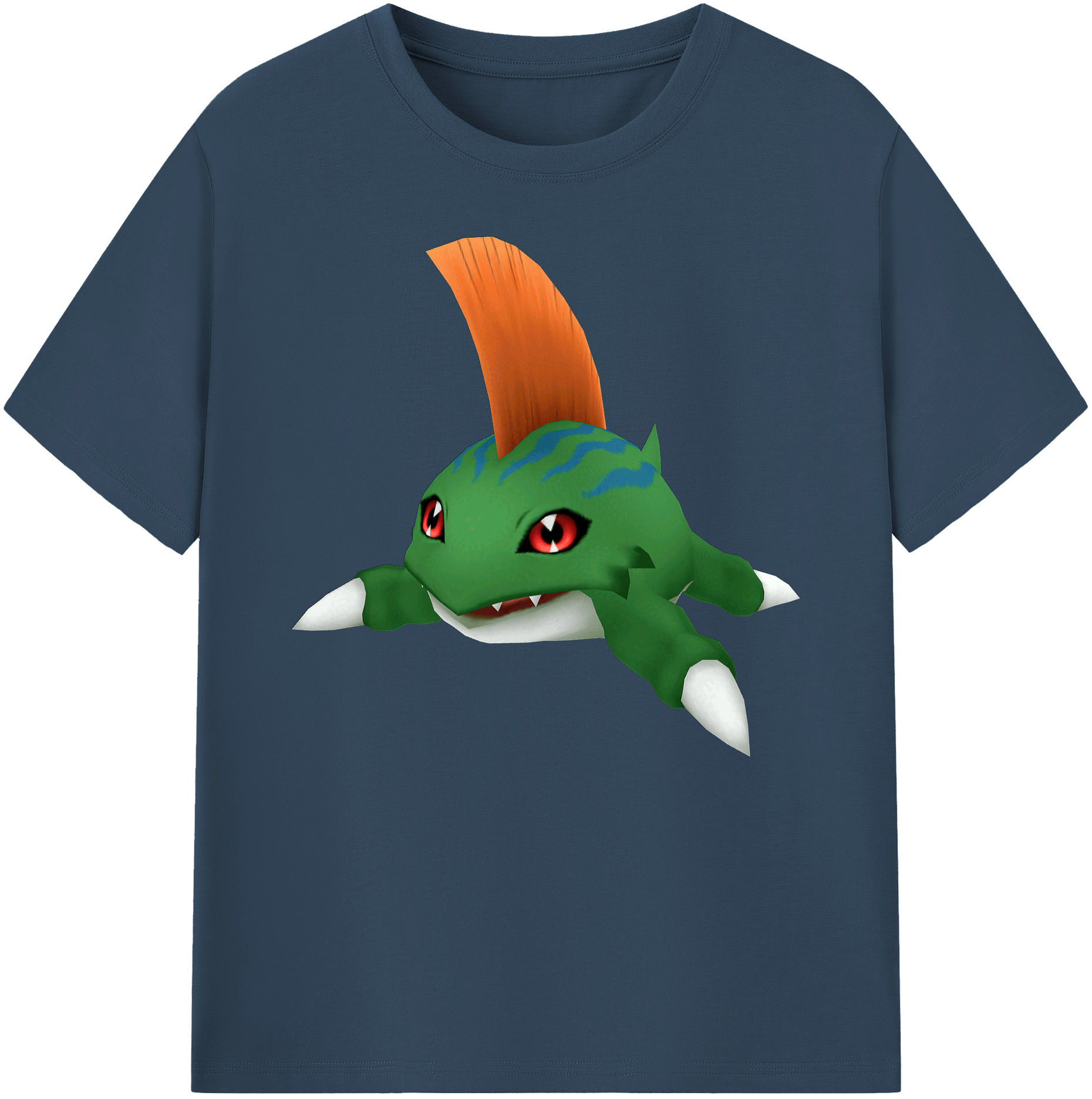 （画像用） Digimon デジタルモンスター/デジモン 綿100％ メンズ半袖Tシャツ｜肌触りやわらか＆通気性