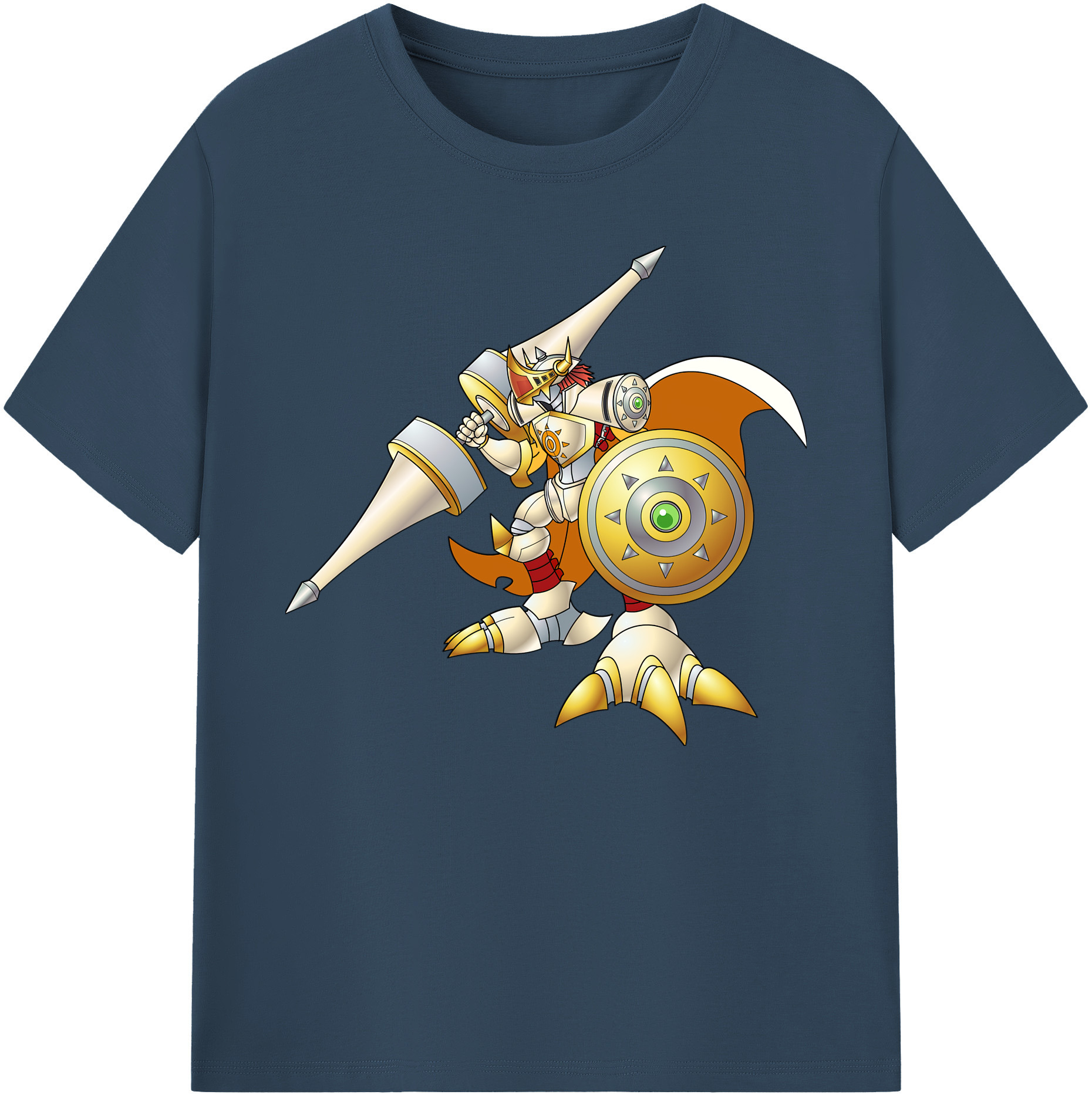 （画像用） Digimon デジタルモンスター/デジモン 綿100％ メンズ半袖Tシャツ｜肌触りやわらか＆通気性